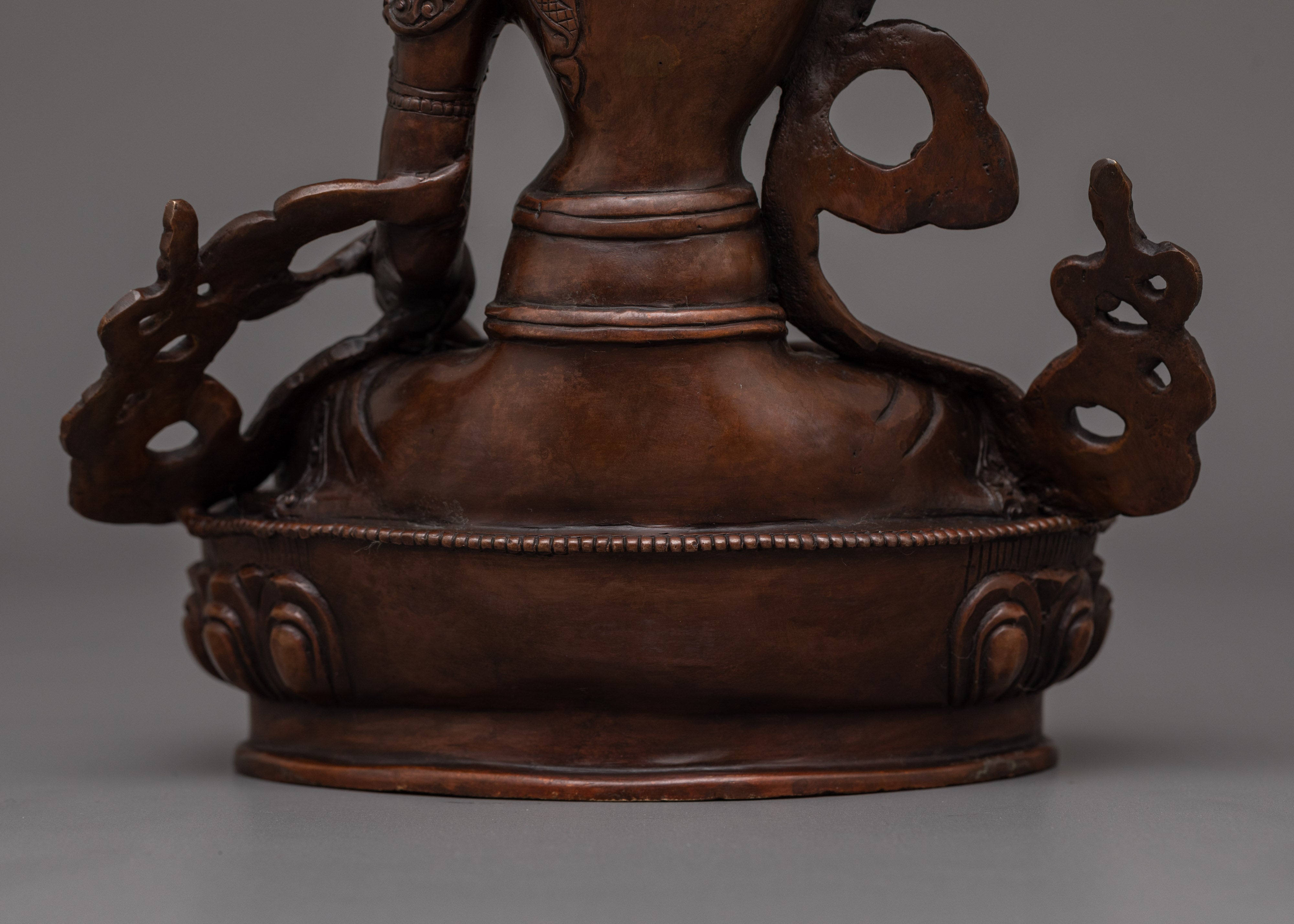 Handmade Statue of Bodhisattva | Oxidized Copper Body