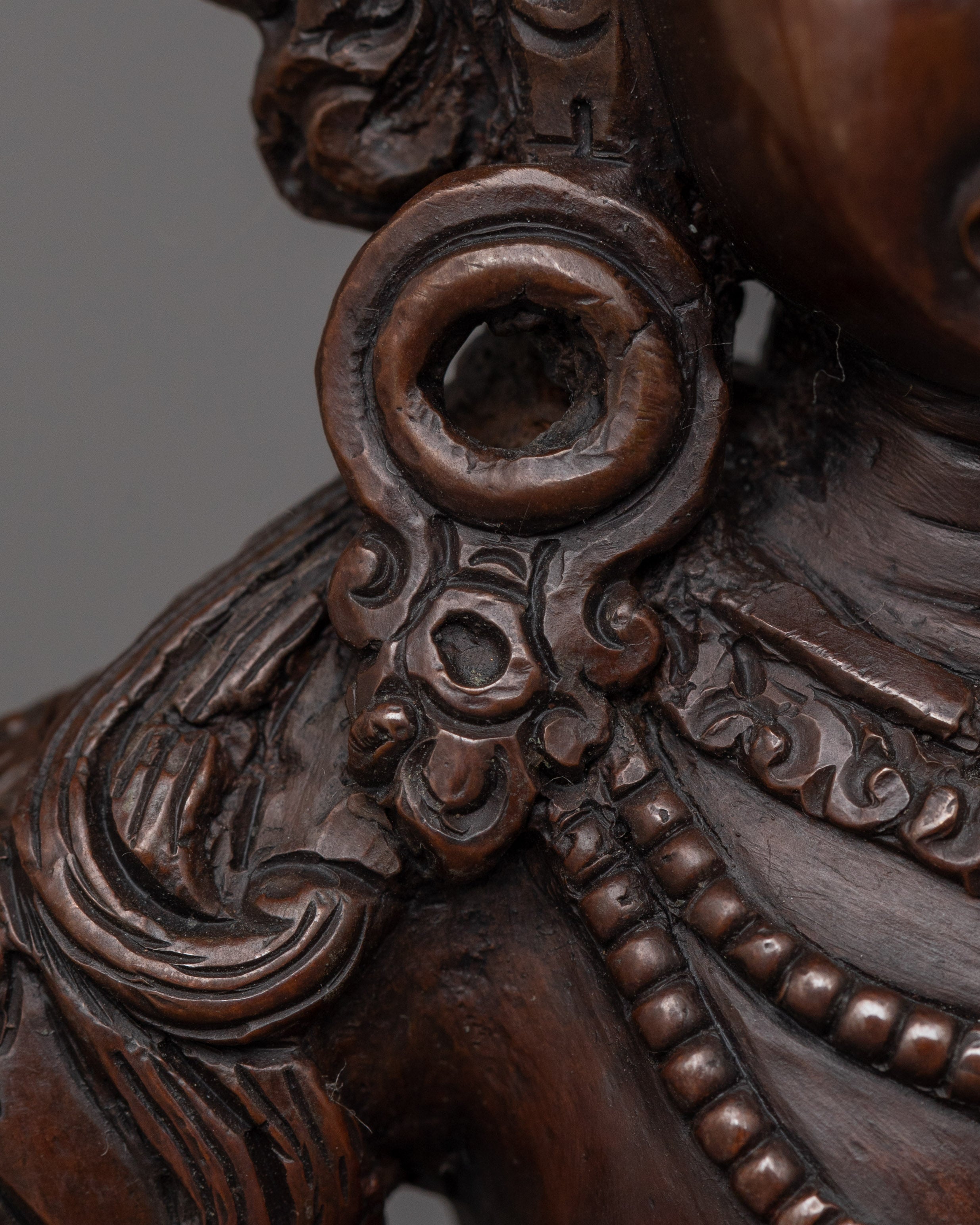 Handmade Statue of Bodhisattva | Oxidized Copper Body