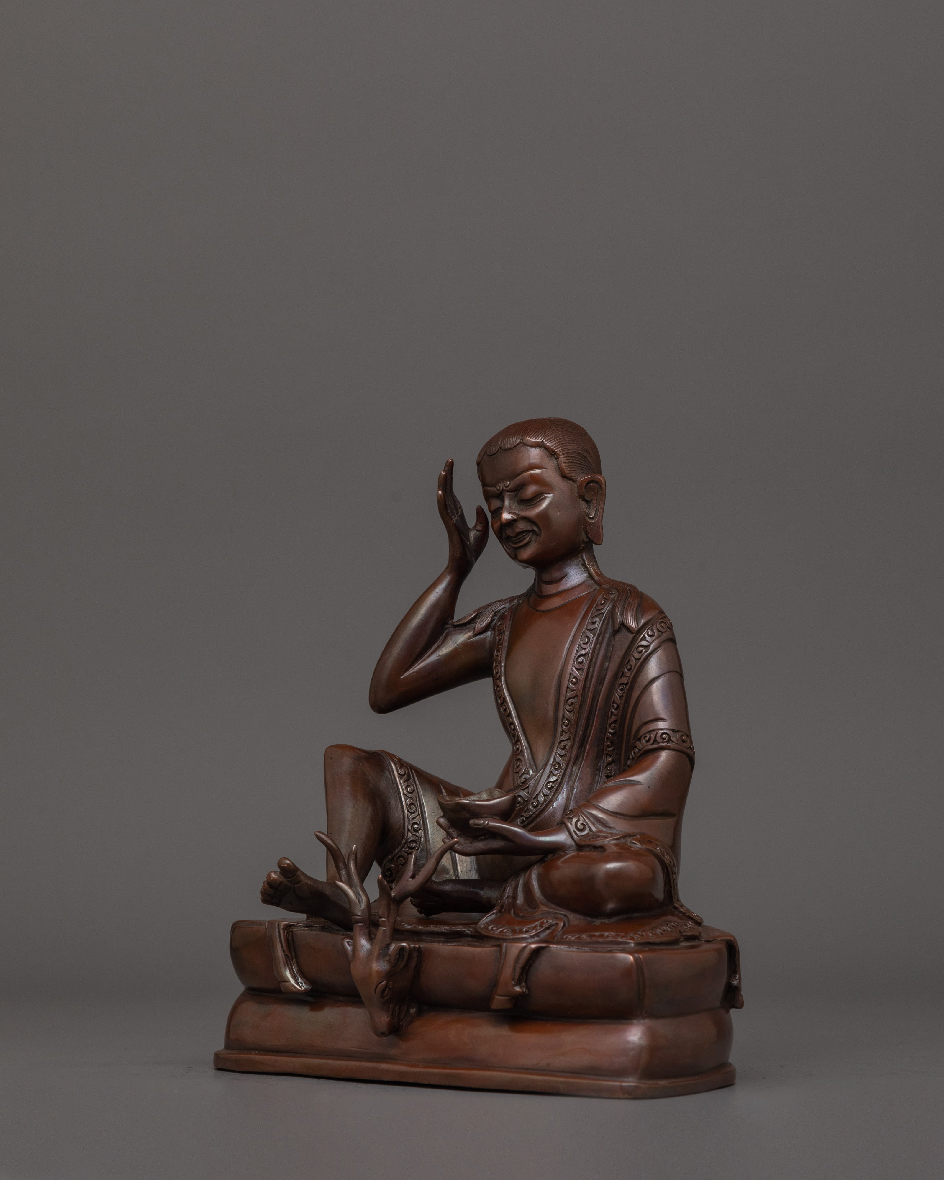 Handmade Statue of Milarepa | Master of Meditation
