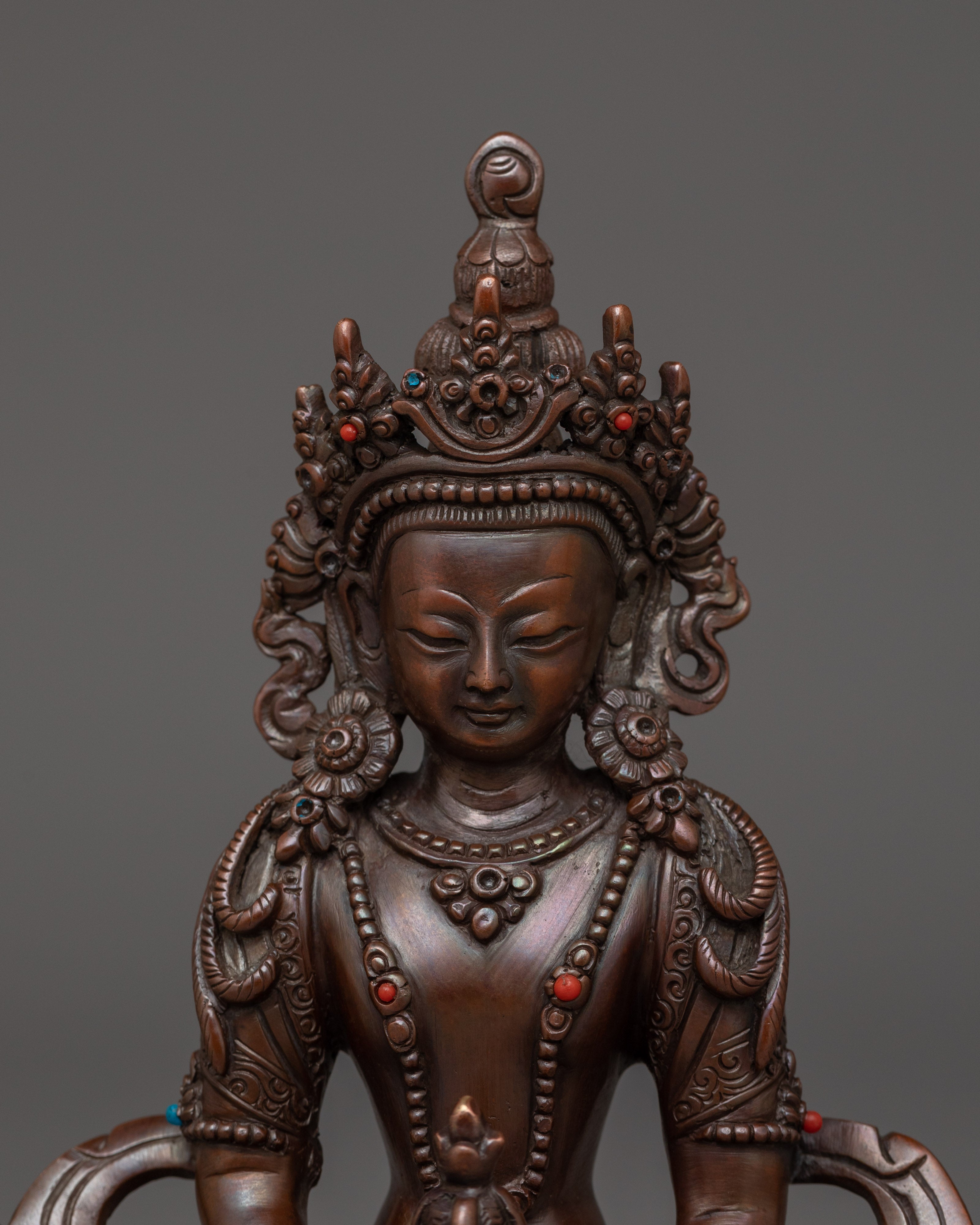 Handmade Statue of Amitayus | The Immortal Buddha