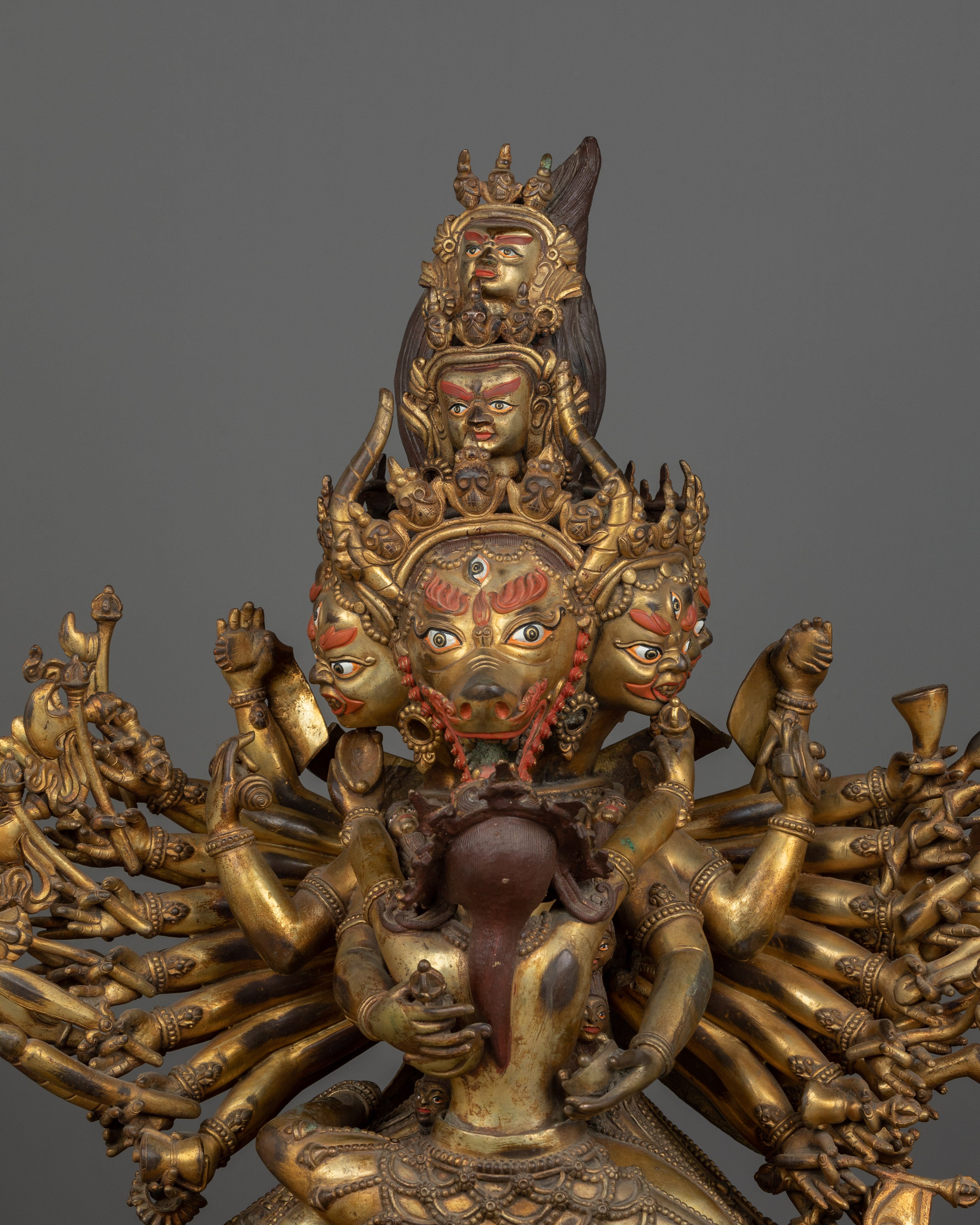 Handmade Statue Of Yamantaka | The Destroyer of Death