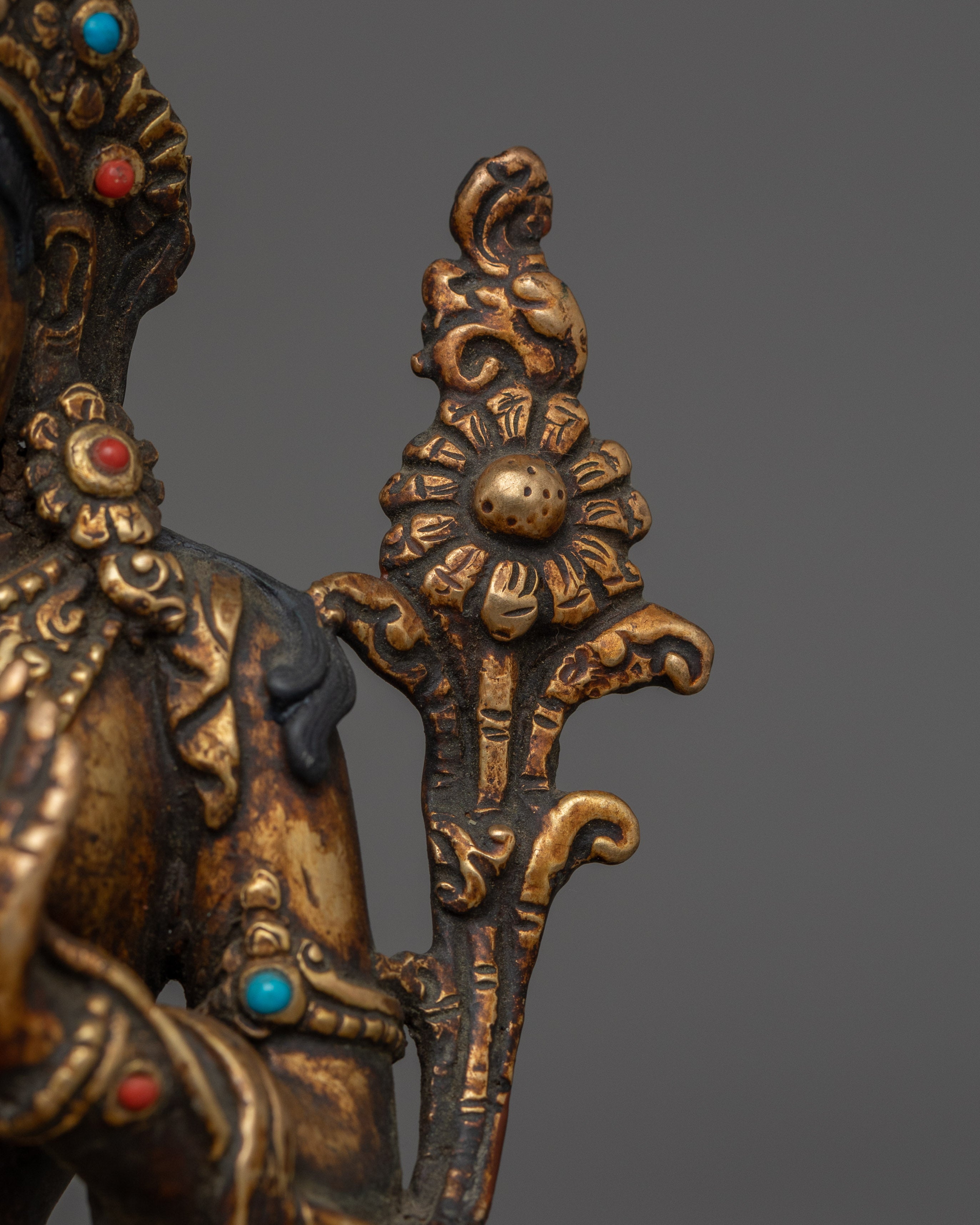 Handcrafted Statue of Green Tara | Traditional Artwork