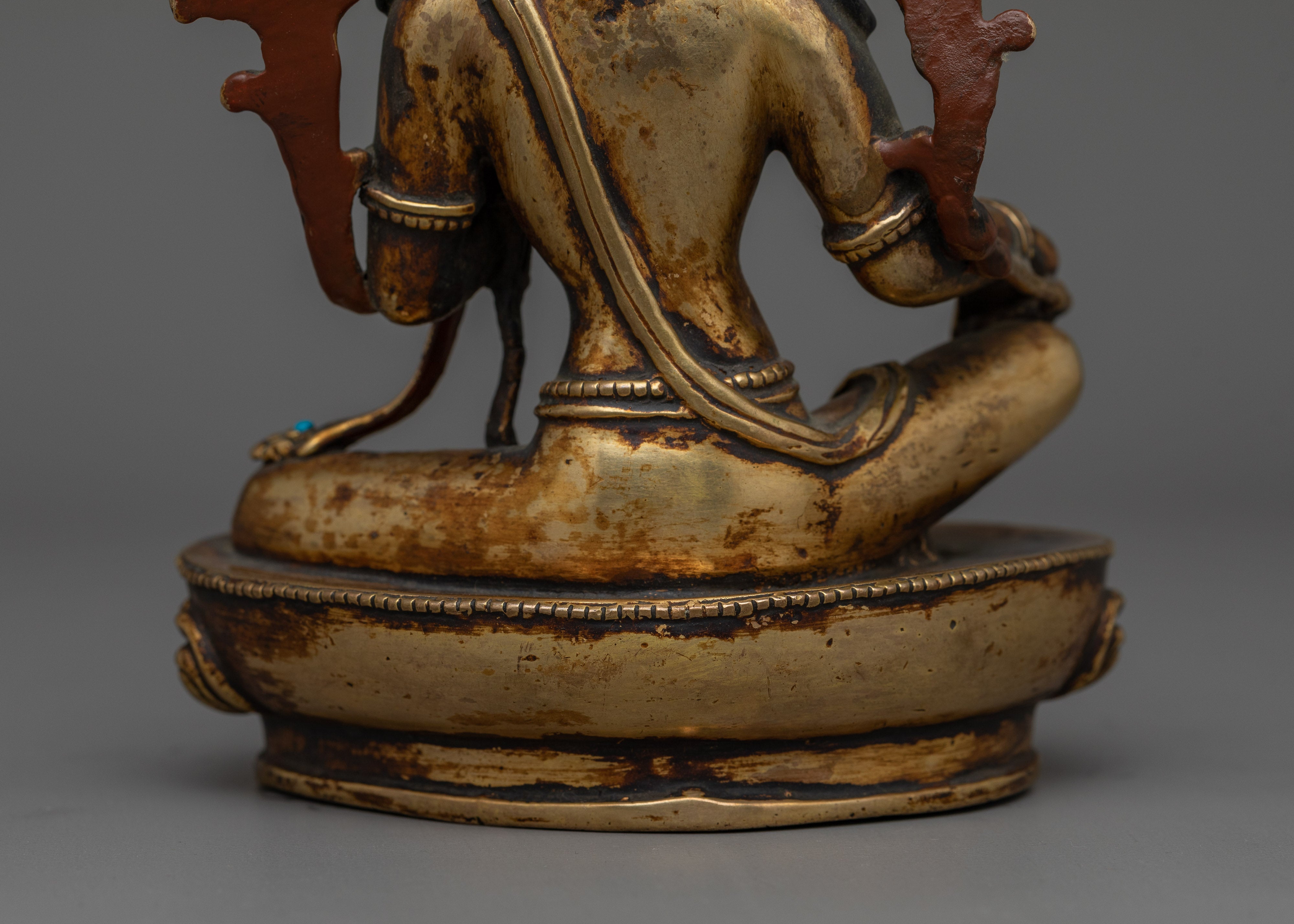 Handcrafted Statue of Green Tara | Traditional Artwork