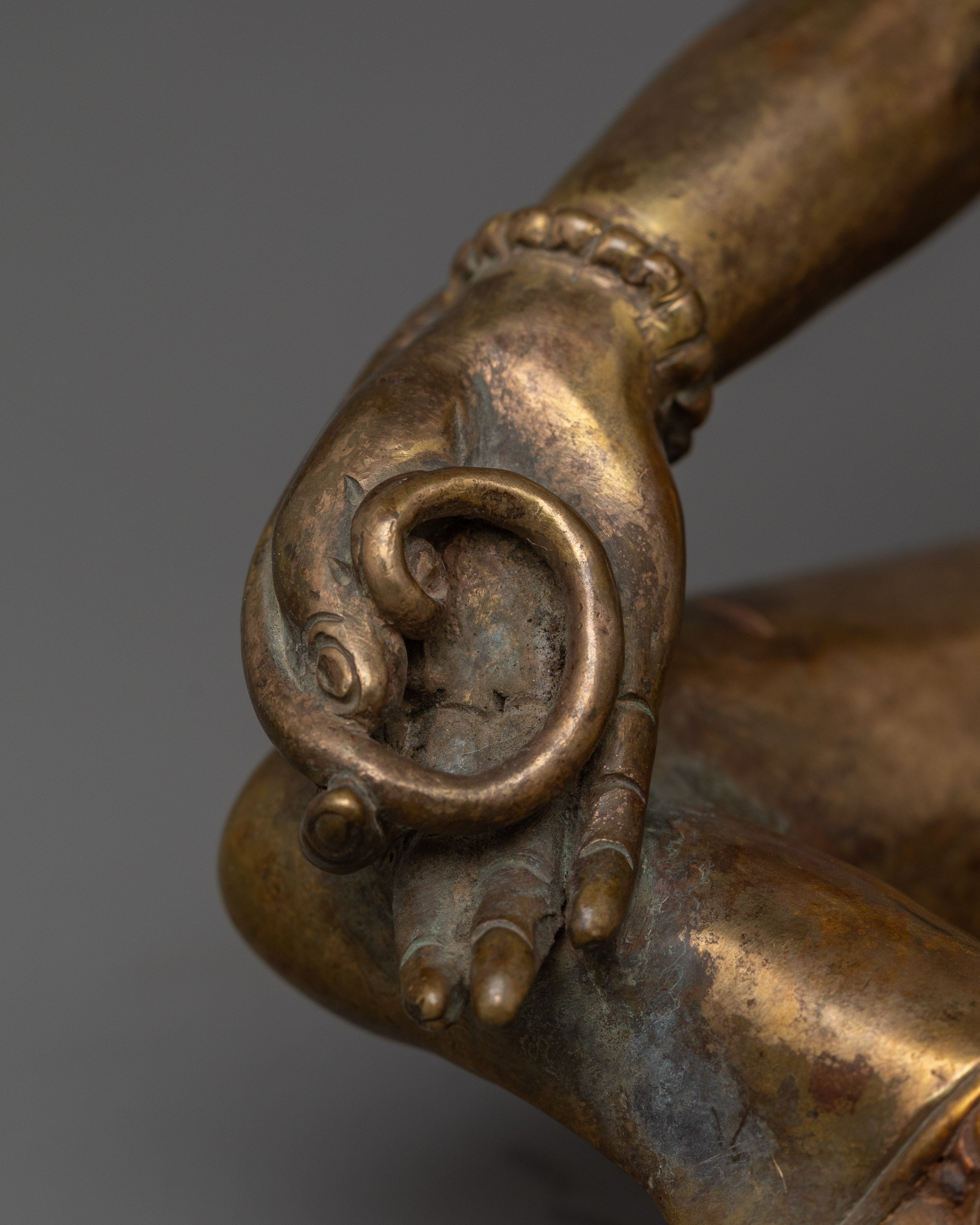 Himalayan Statue of Green Tara | The Goddess of Protection