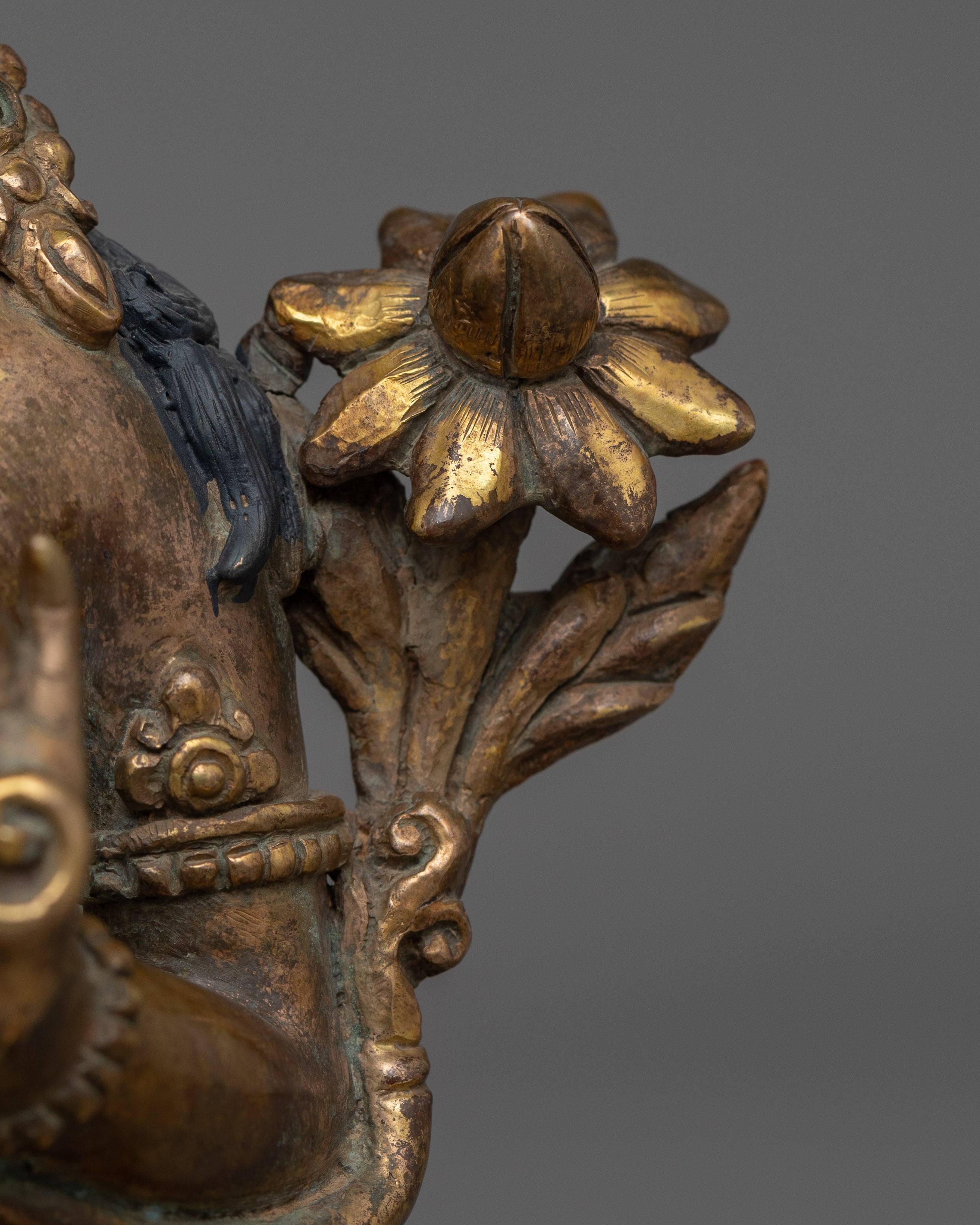 Himalayan Statue of Green Tara | The Goddess of Protection