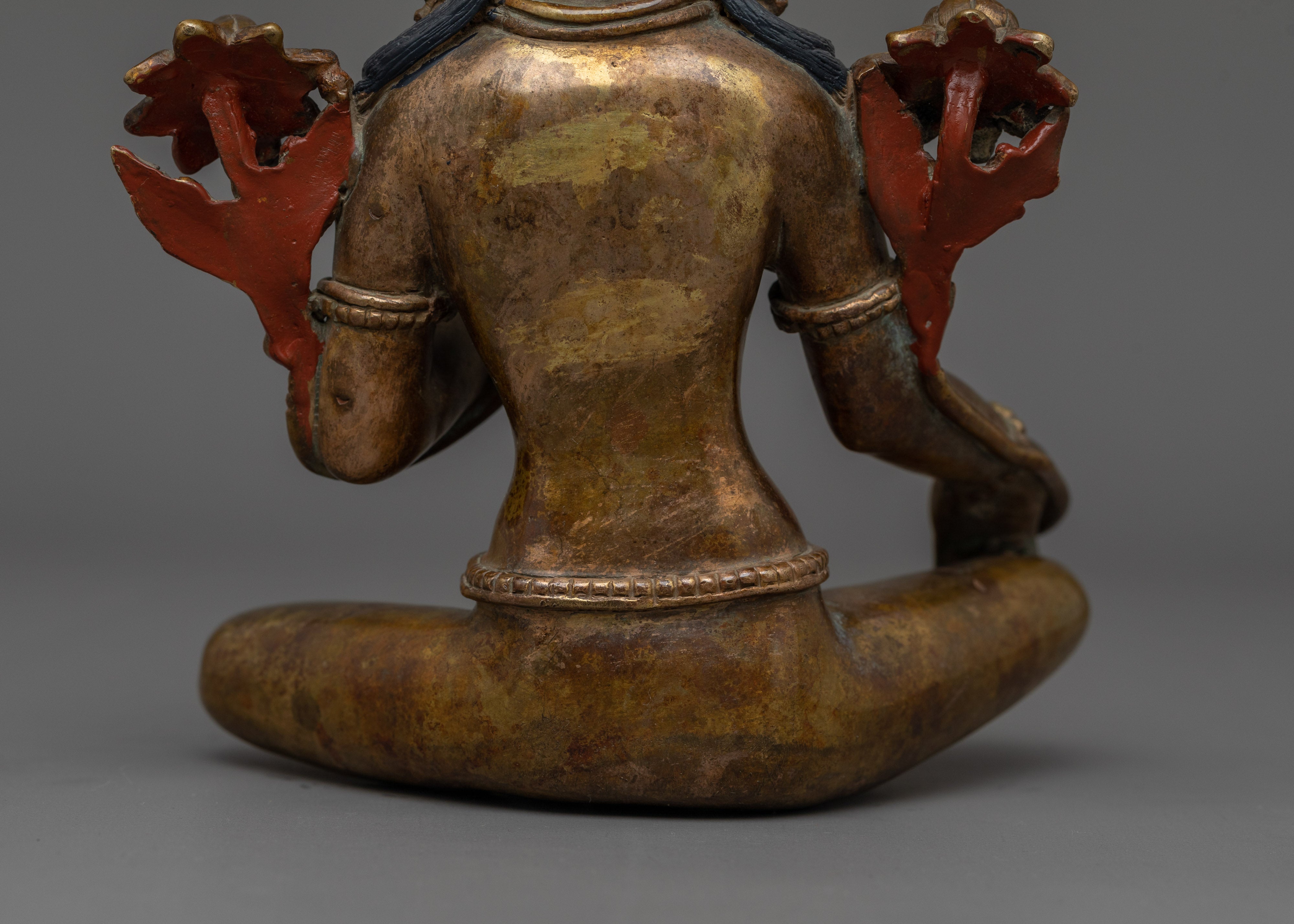 Himalayan Statue of Green Tara | The Goddess of Protection