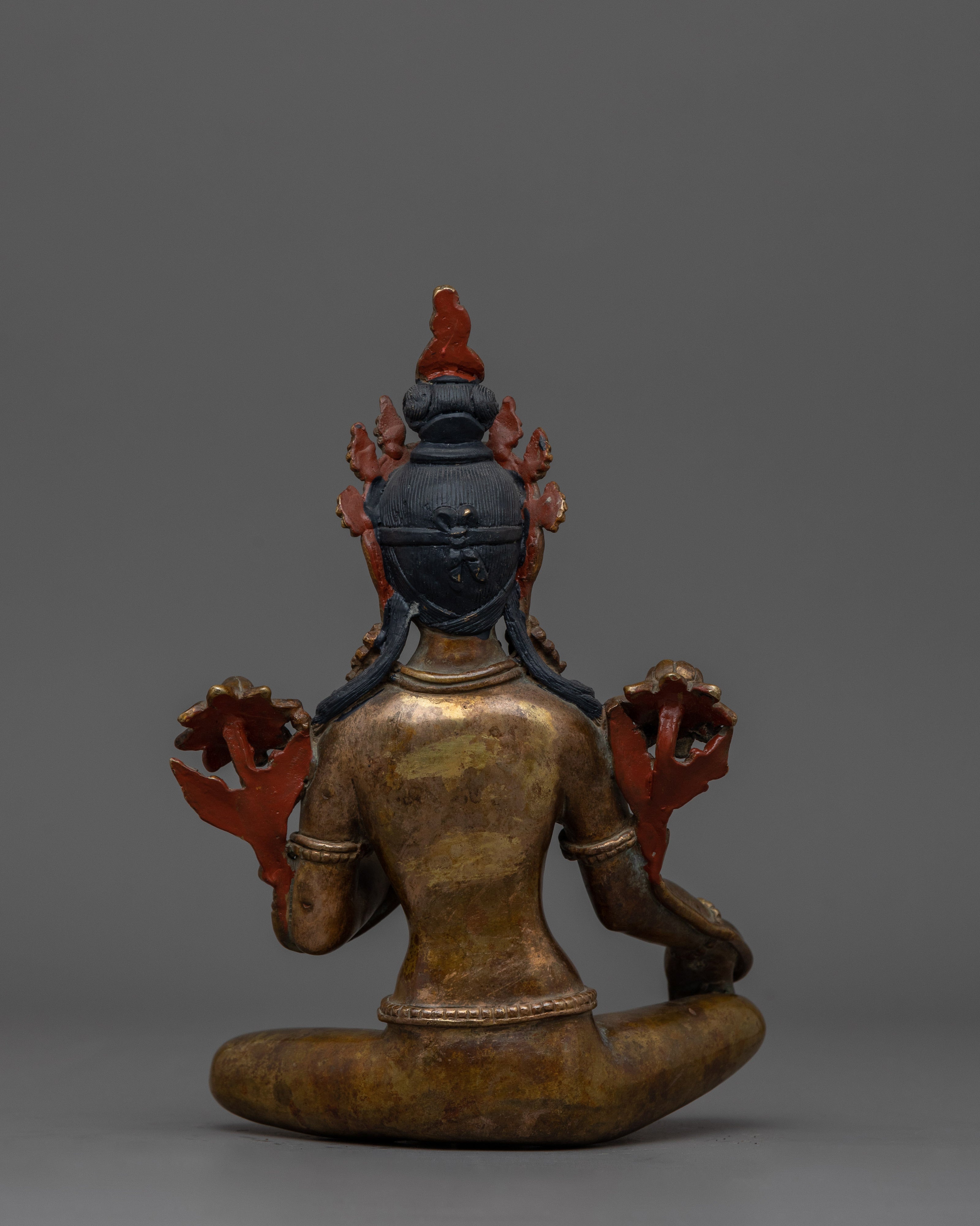 Himalayan Statue of Green Tara | The Goddess of Protection