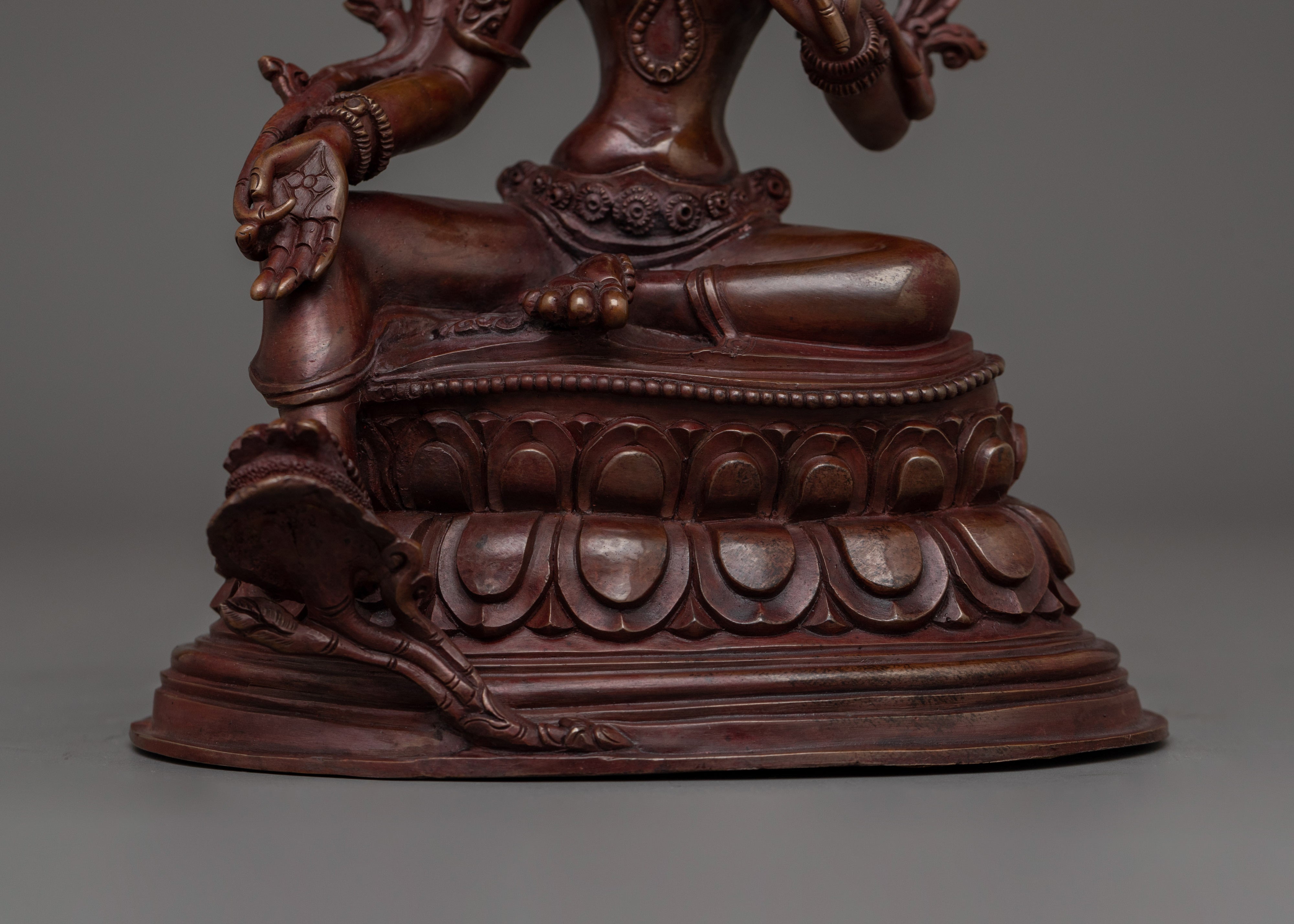 7.3 Inches Small Green Tara Statue | The Swift Liberator and Compassionate Savior