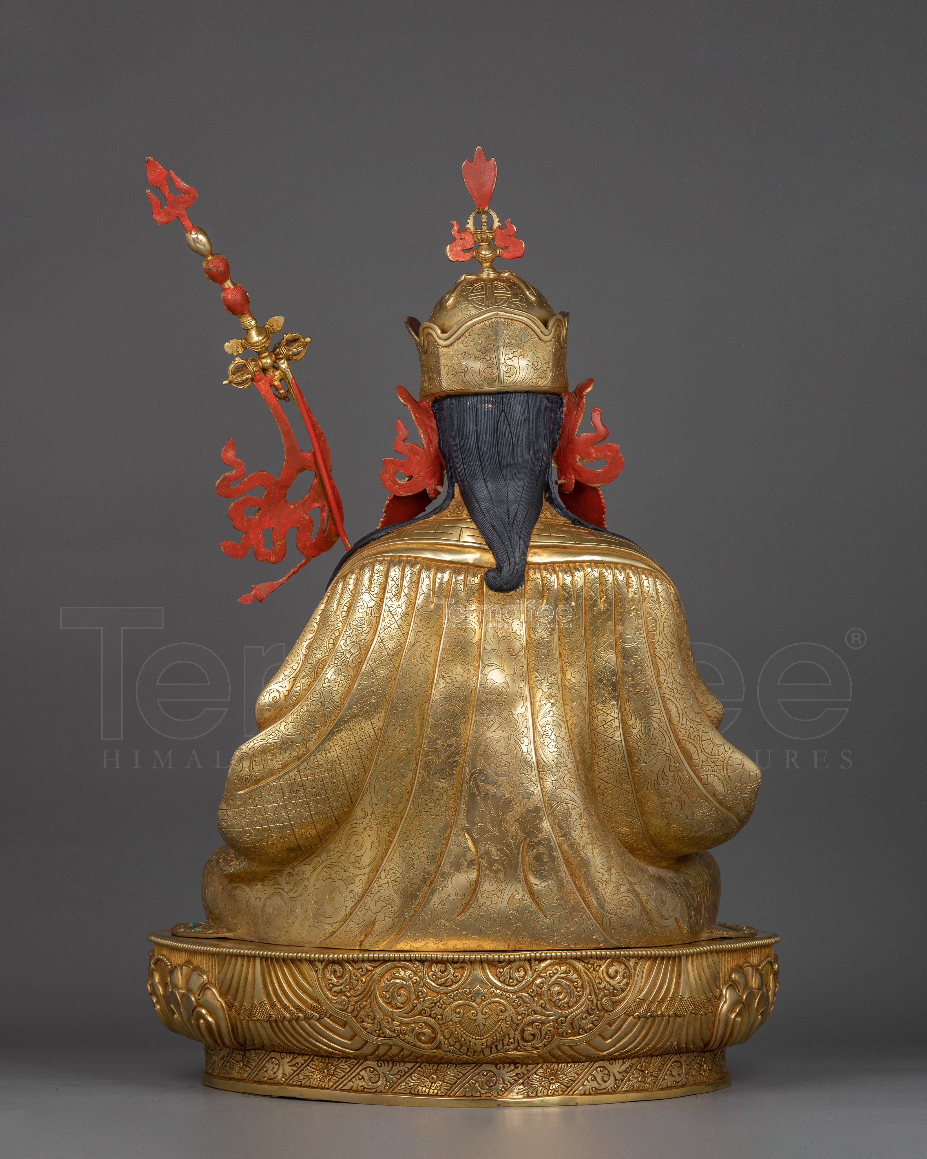 Himalayan Statue of Padmakara | Guru Rinpoche (Precious Teacher) Sculpture