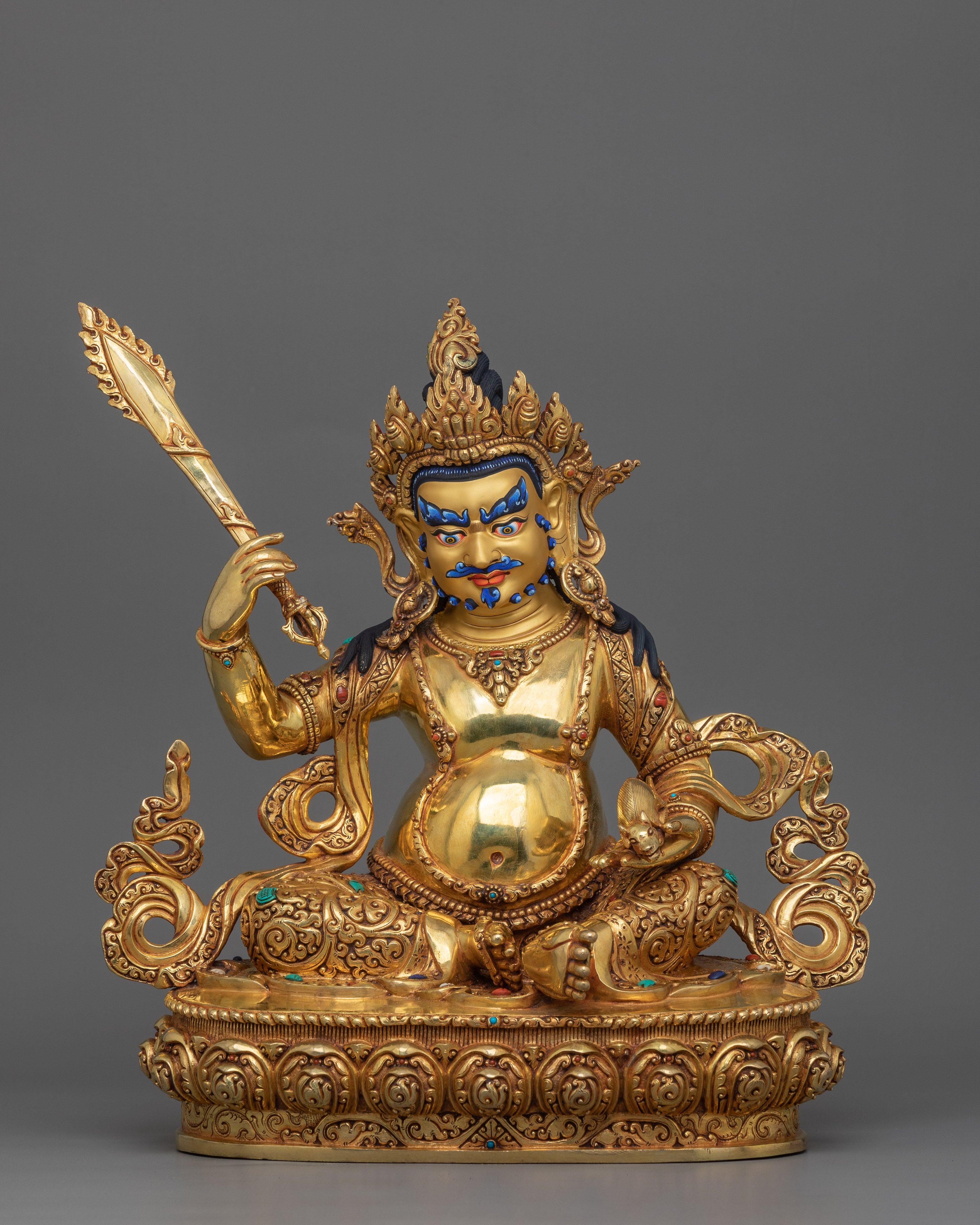 Handmade Statue of Four Heavenly Kings | Divine Wealth Guardian