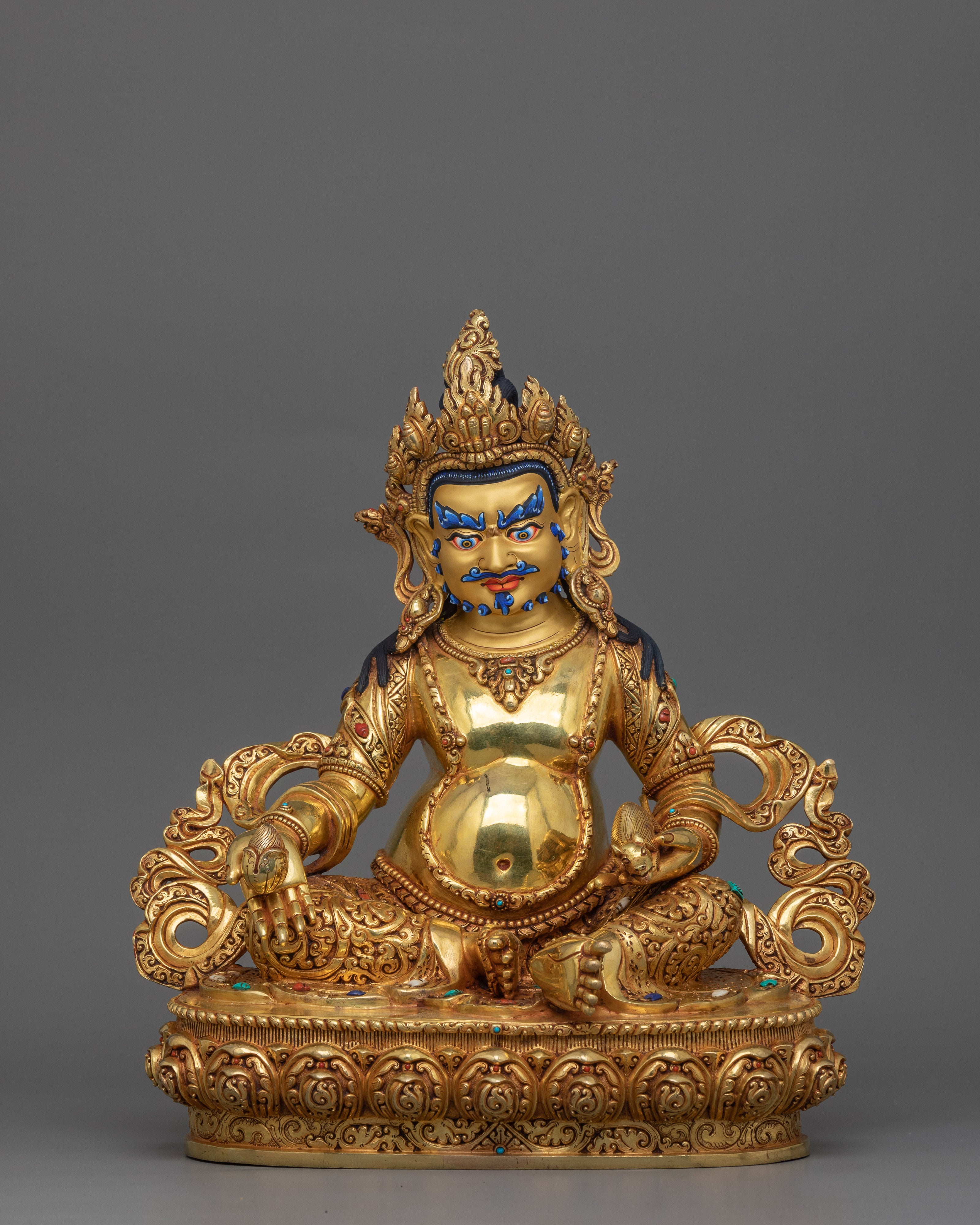 Handmade Statue of Four Heavenly Kings | Divine Wealth Guardian