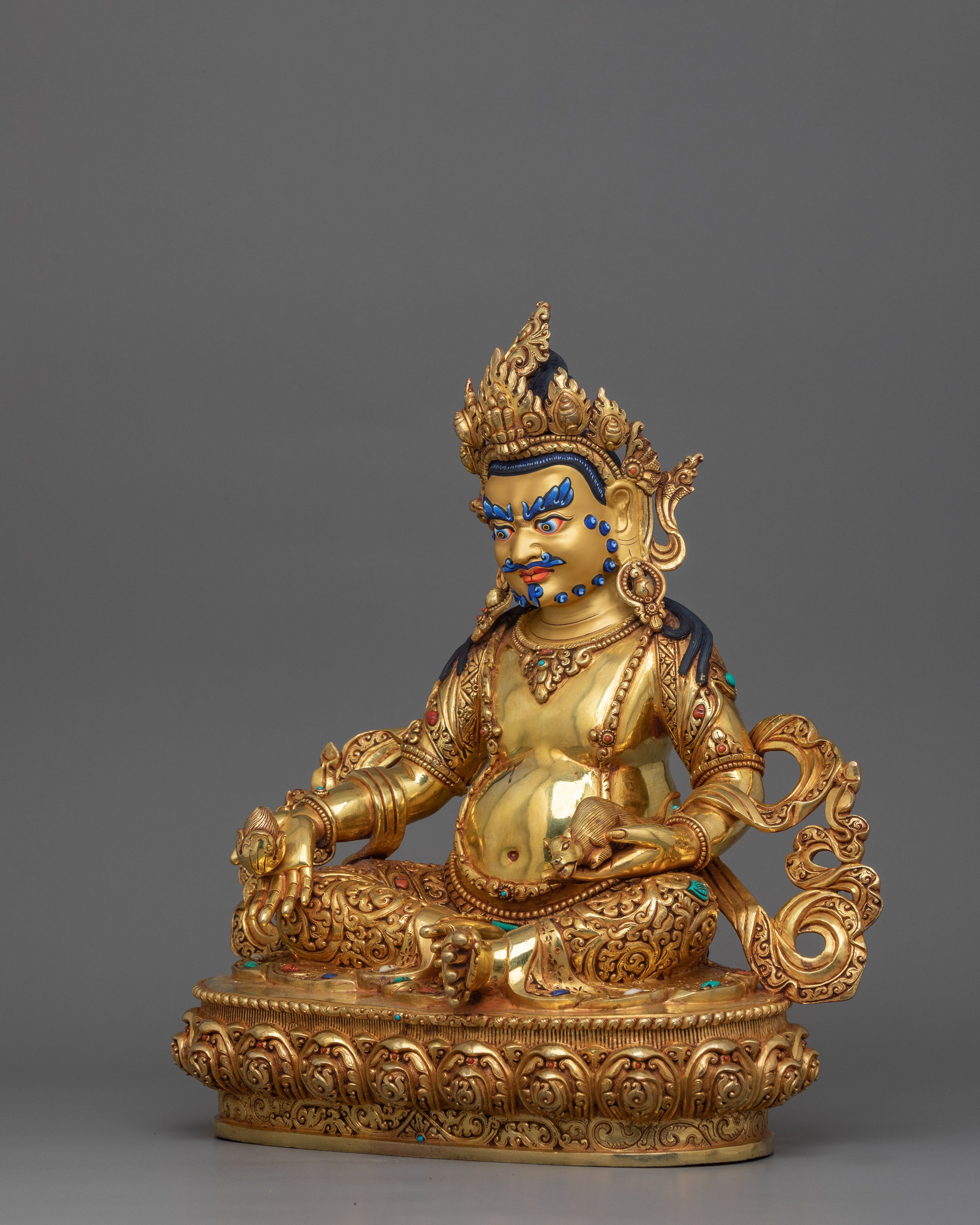 Handmade Statue of Four Heavenly Kings | Divine Wealth Guardian