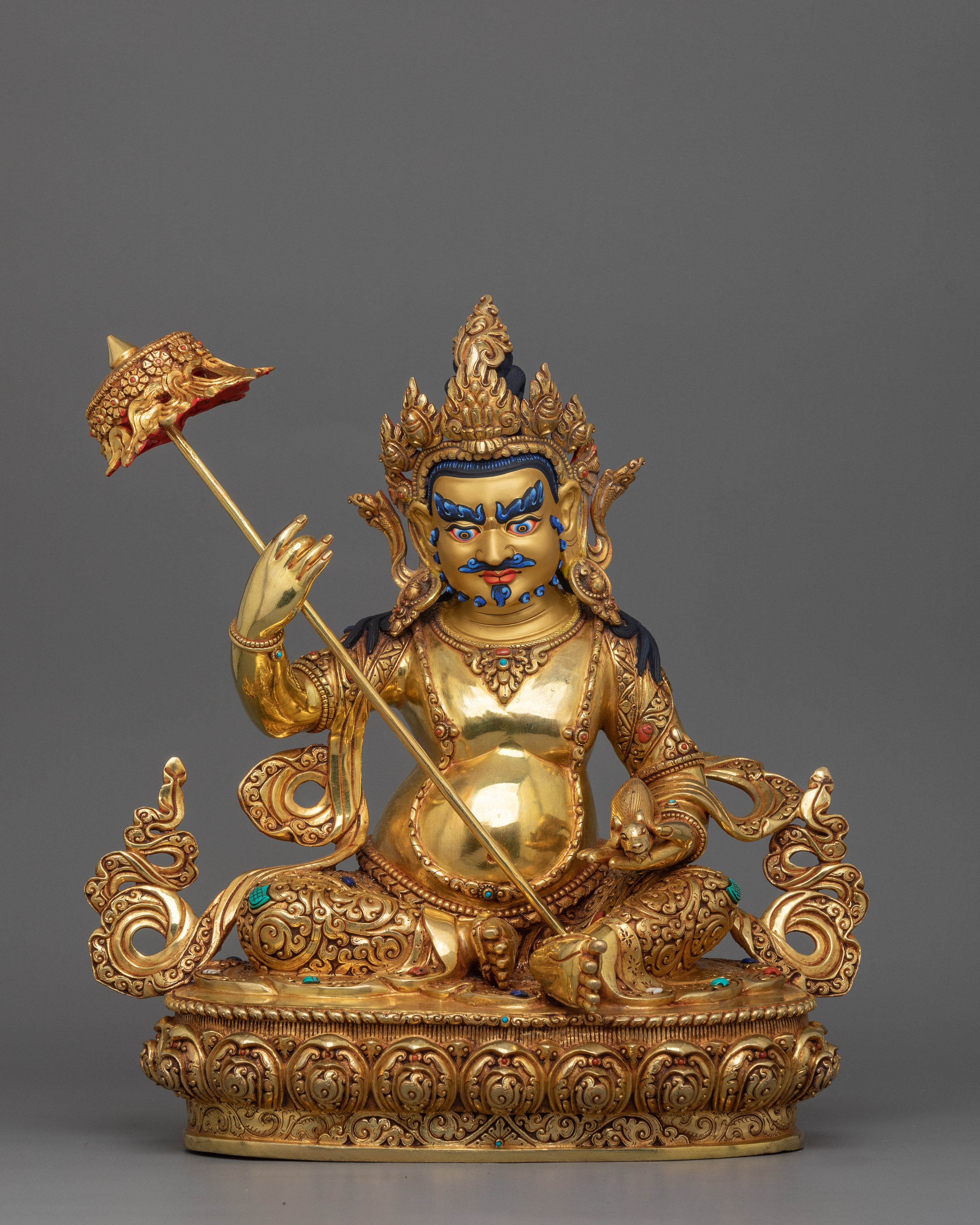 Handmade Statue of Four Heavenly Kings | Divine Wealth Guardian