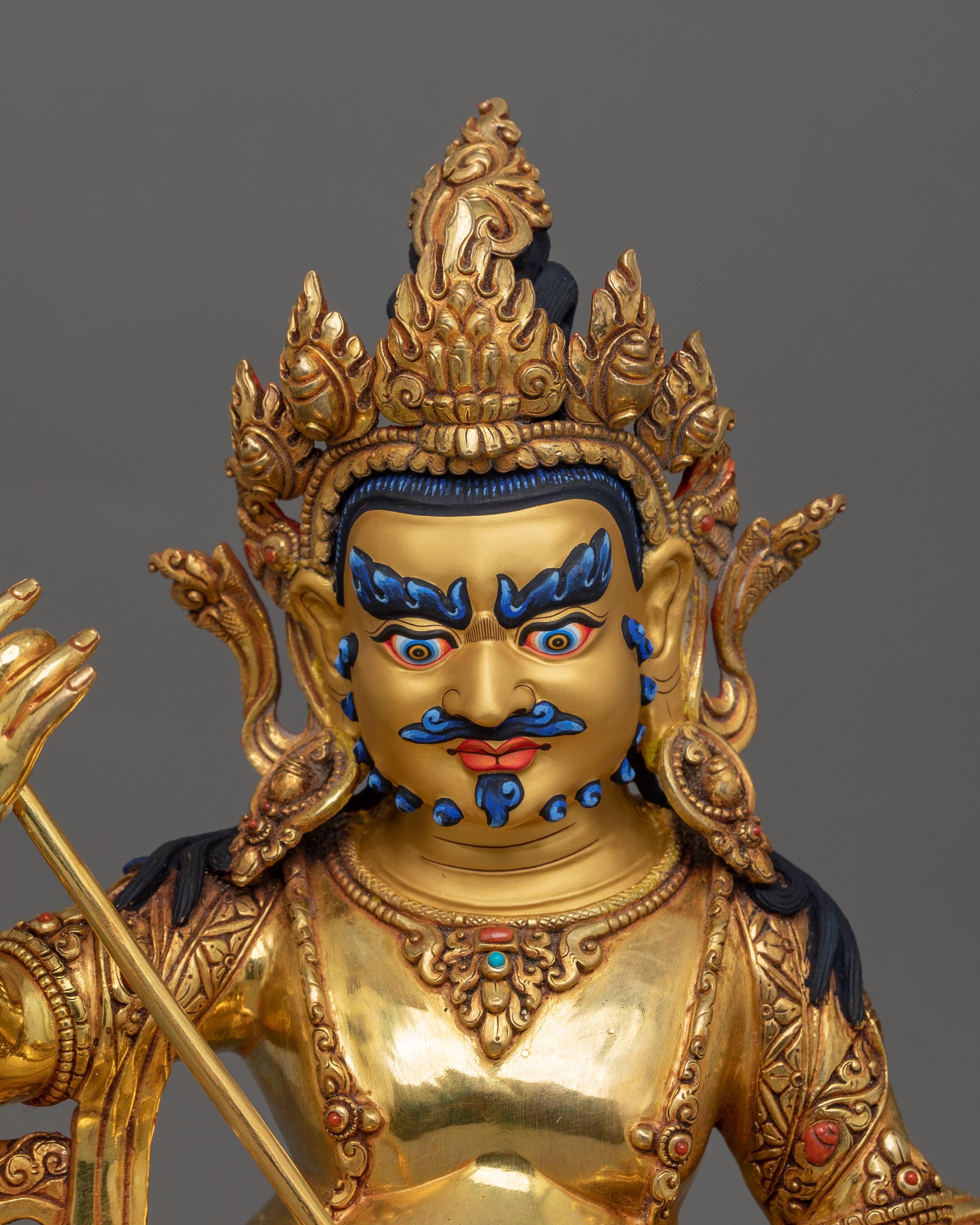 Handmade Statue of Four Heavenly Kings | Divine Wealth Guardian