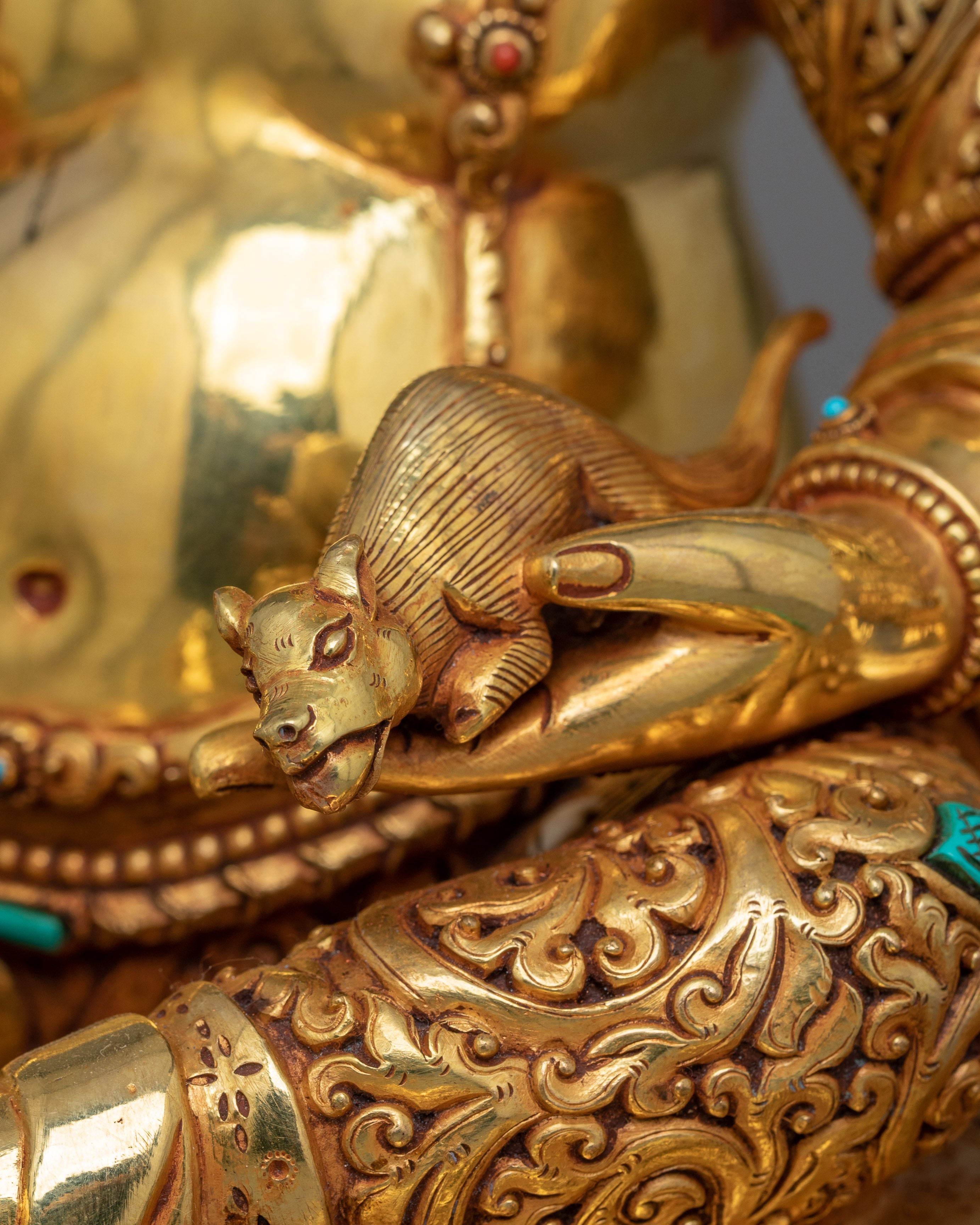 Handmade Statue of Four Heavenly Kings | Divine Wealth Guardian