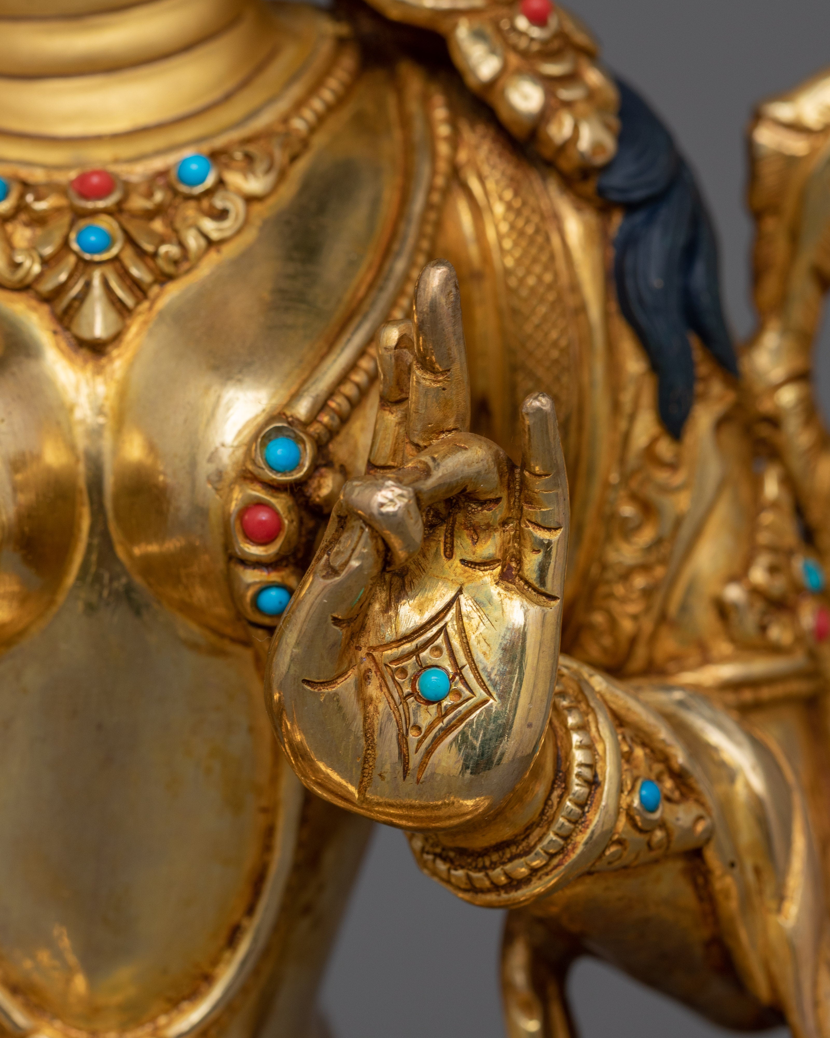 Mother of Liberation Green Tara Statue | Also Known as Mother Goddess