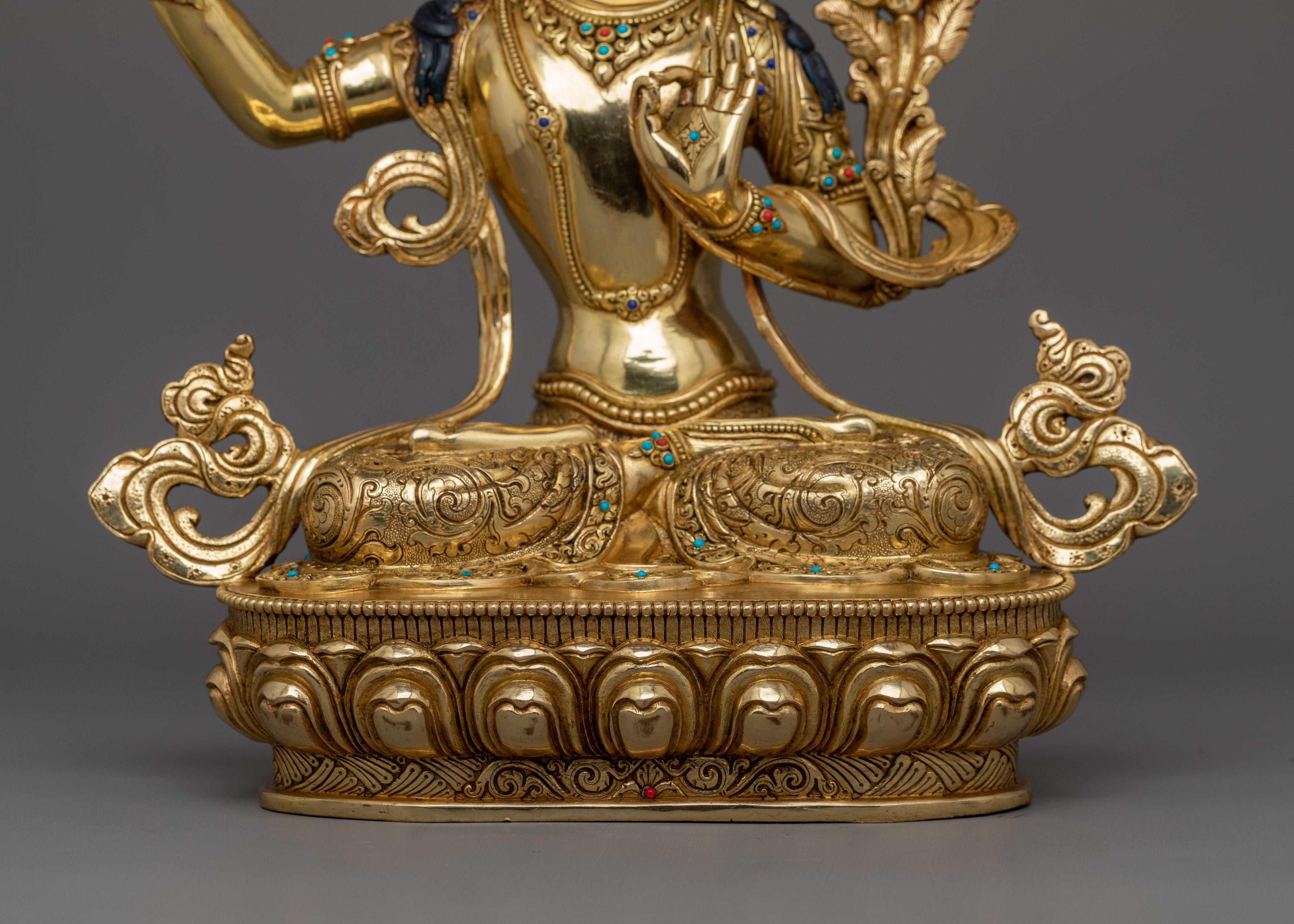 Handmade Statue of Manjushri | Wisdom Deity