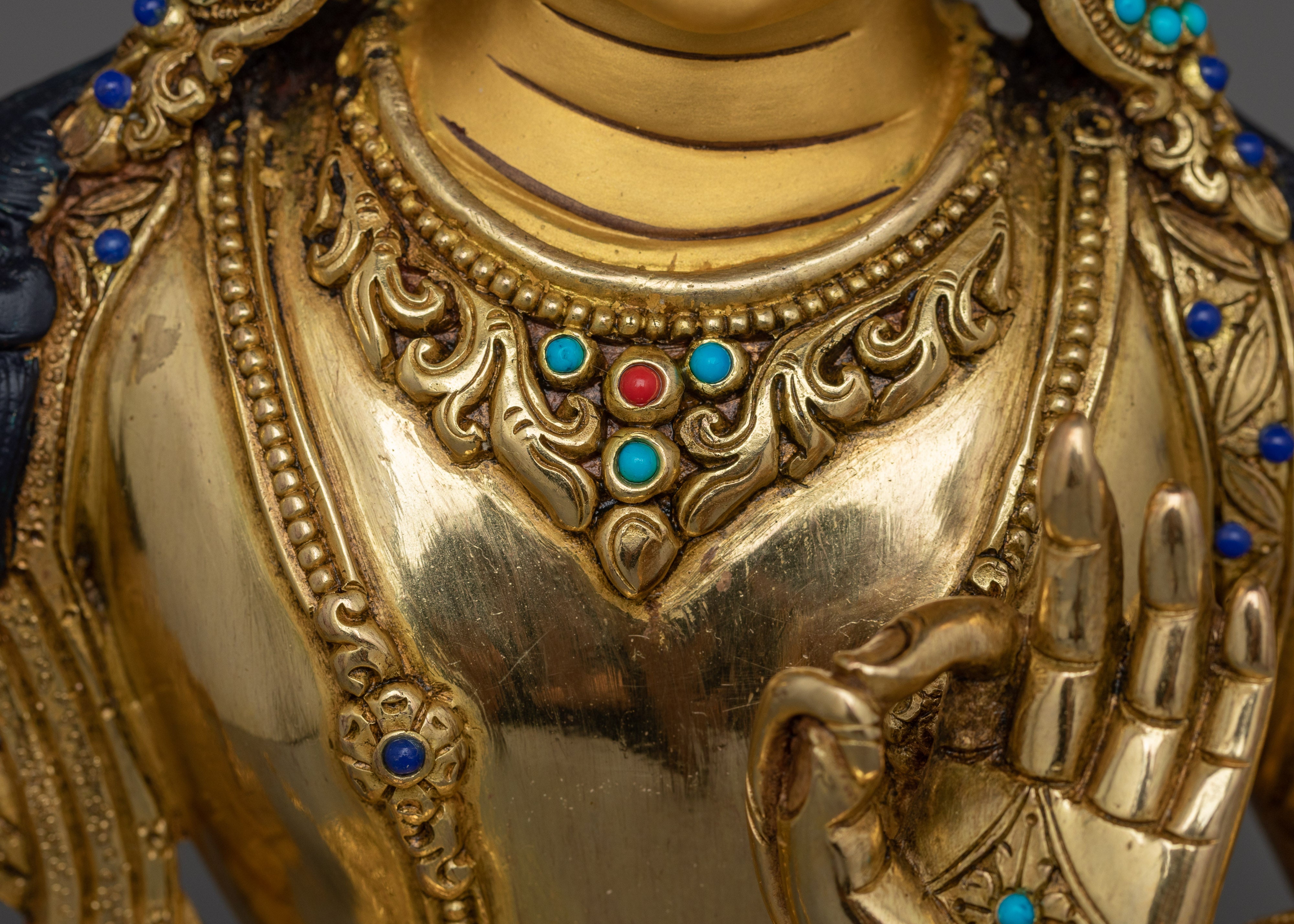 Handmade Statue of Manjushri | Wisdom Deity