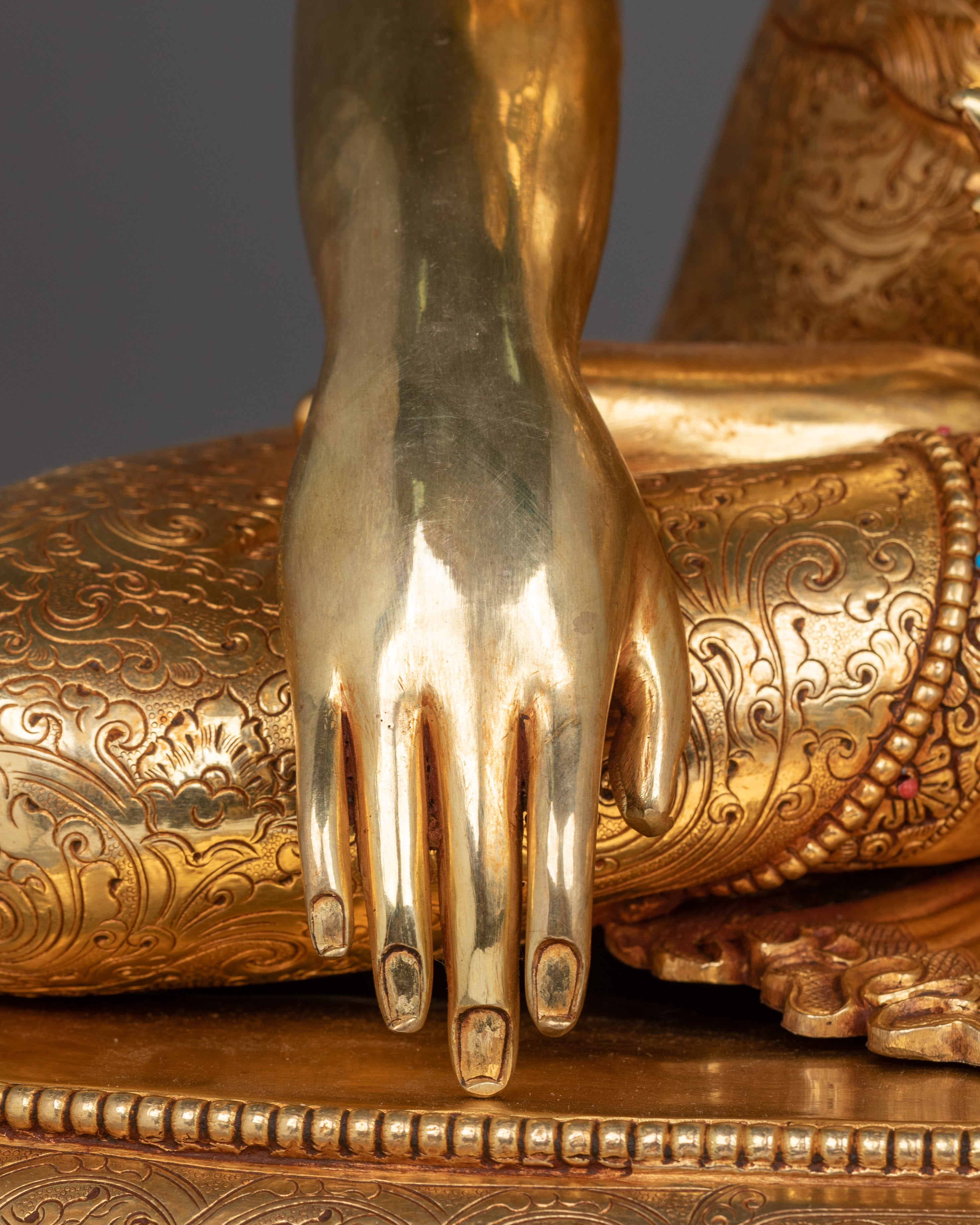 Traditional Handcrafted Statue of Shakyamuni Buddha | Buddha of Wisdom