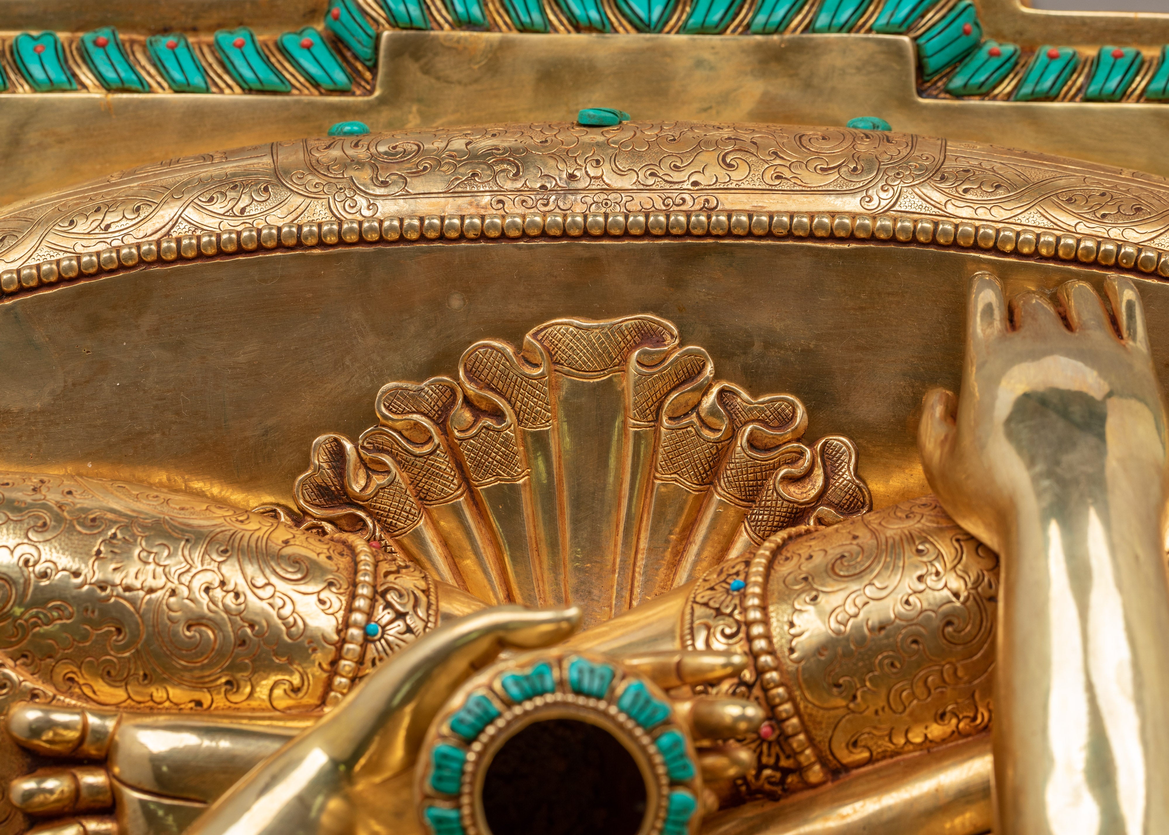 Traditional Handcrafted Statue of Shakyamuni Buddha | Buddha of Wisdom