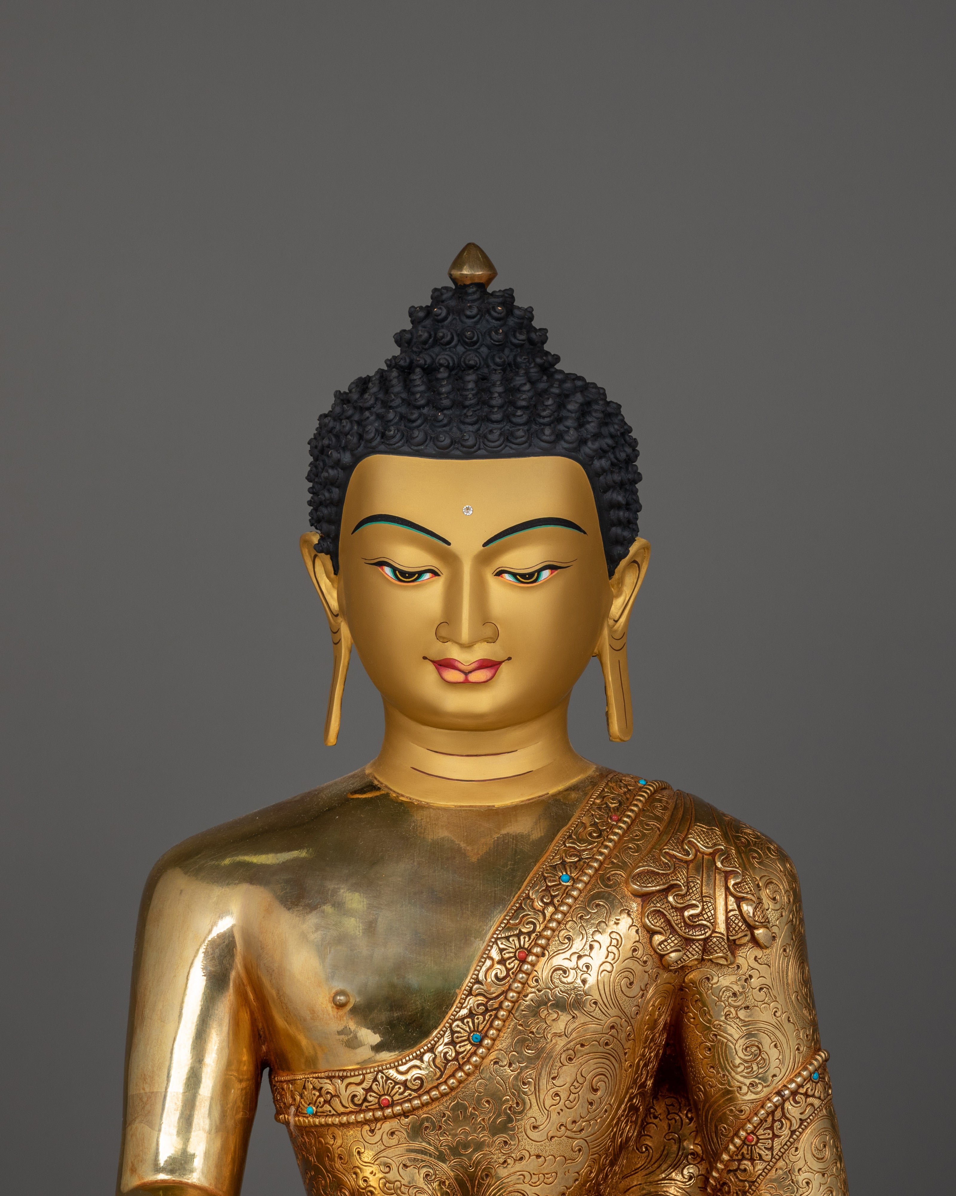 Traditional Handcrafted Statue of Shakyamuni Buddha | Buddha of Wisdom