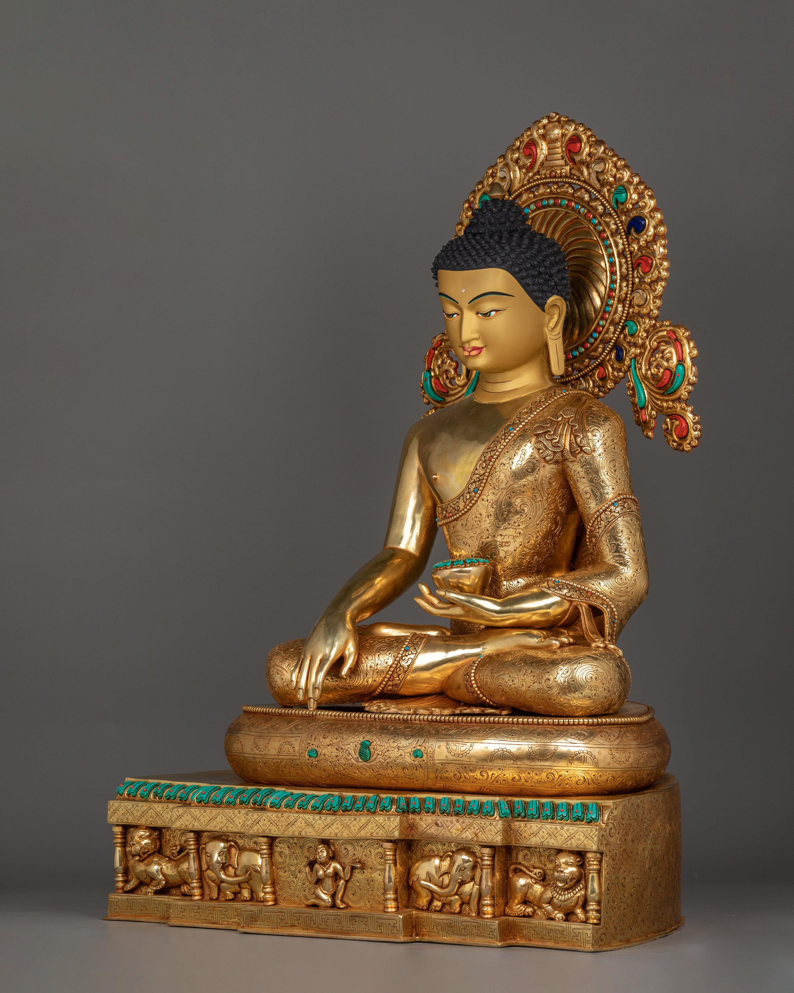 Traditional Handcrafted Statue of Shakyamuni Buddha | Buddha of Wisdom
