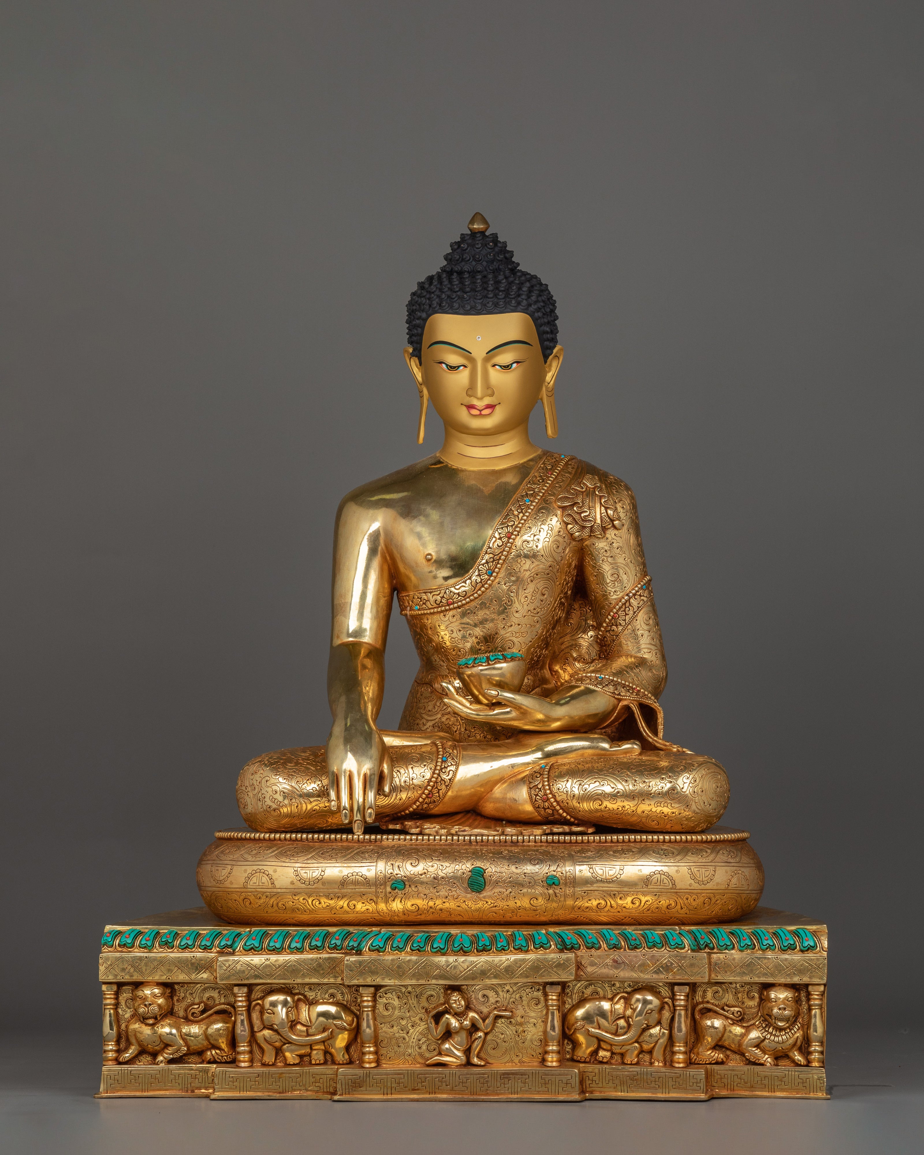 Traditional Handcrafted Statue of Shakyamuni Buddha | Buddha of Wisdom