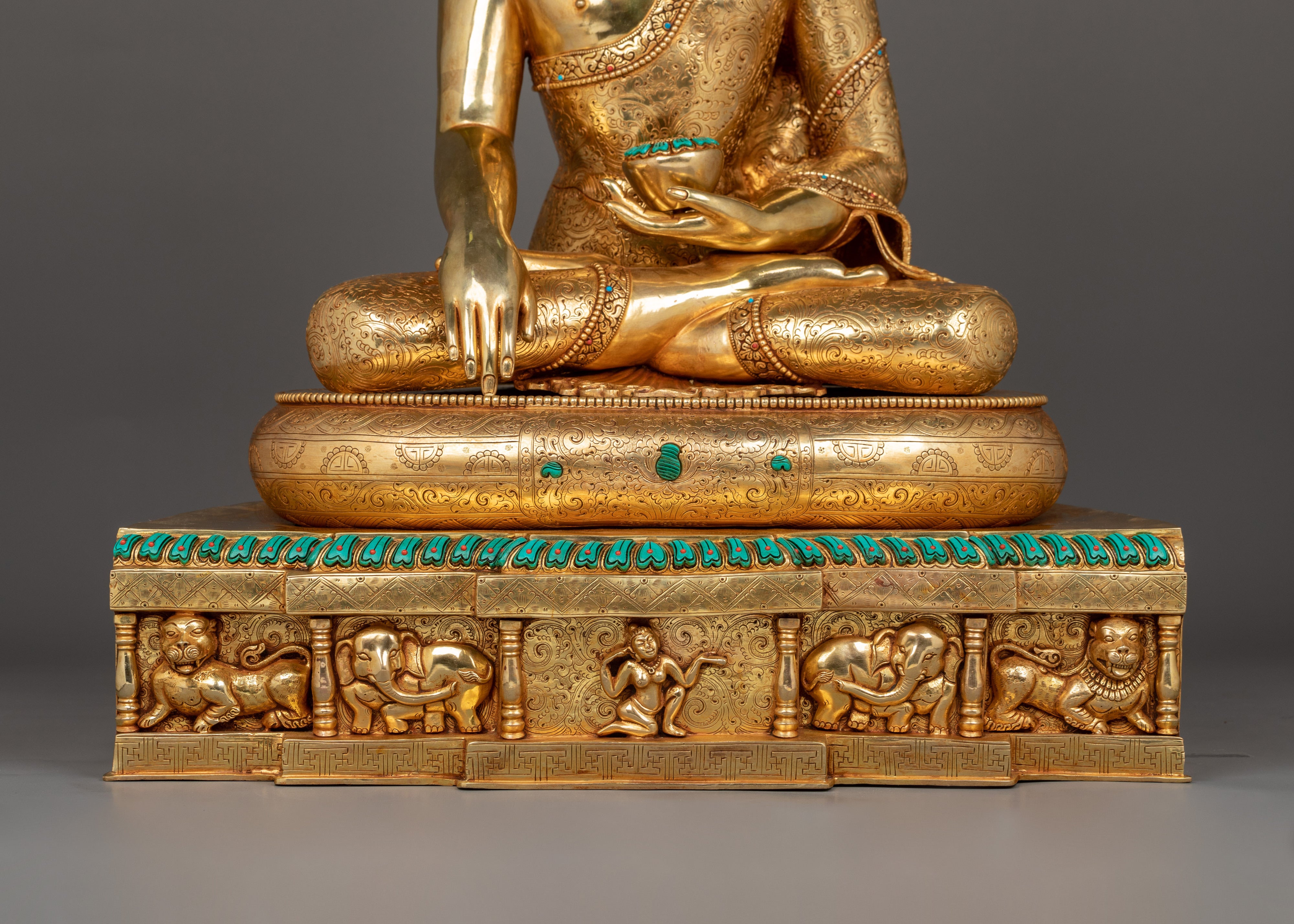 Traditional Handcrafted Statue of Shakyamuni Buddha | Buddha of Wisdom