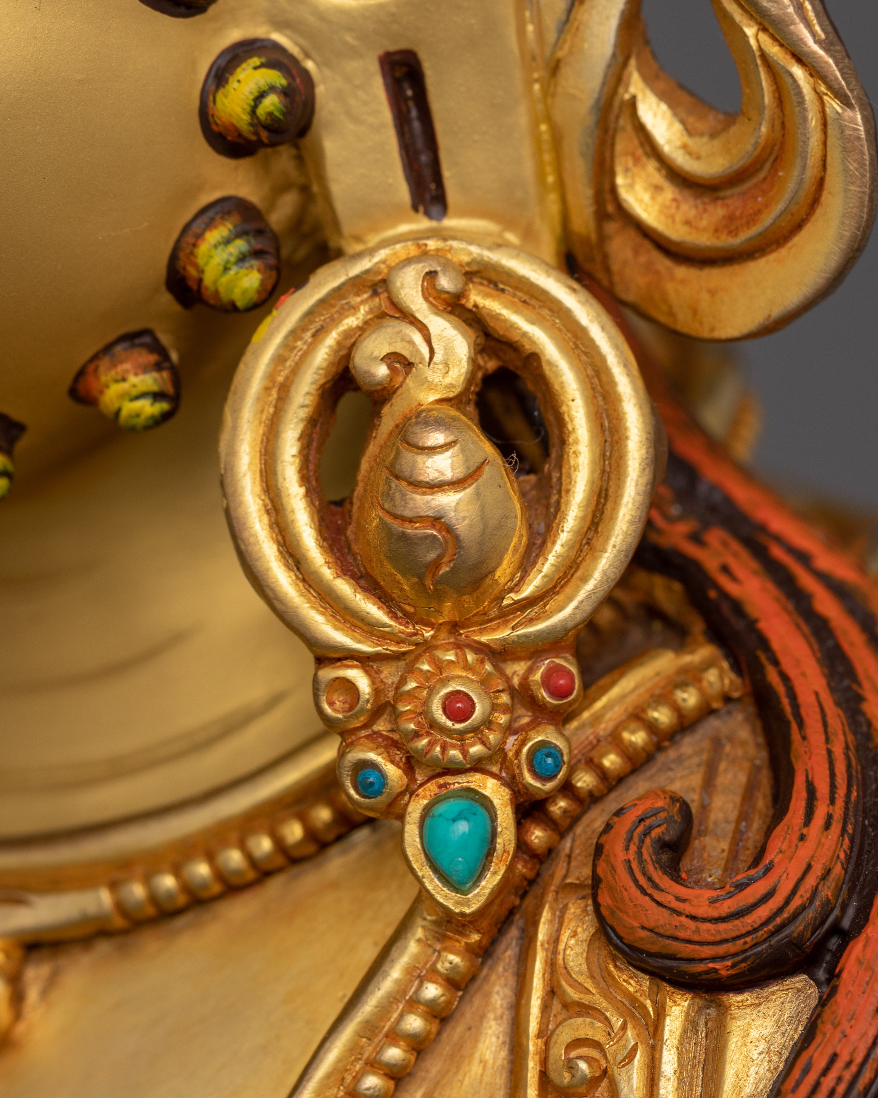 Handcrafted Statue of Dzambhala | Dharma Wealth Deity