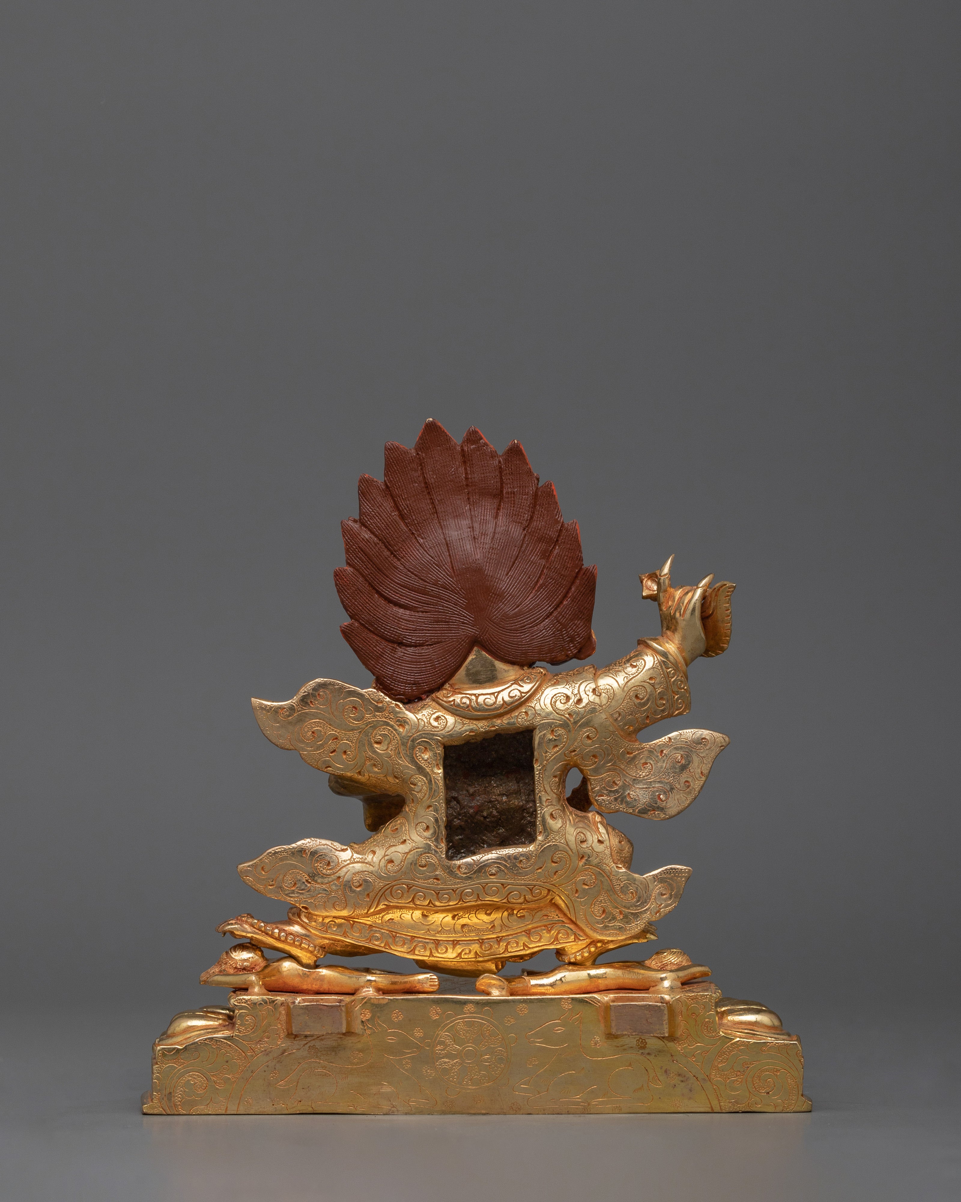 Handmade Statue of Mahakala Bernakchen | Protector Deity