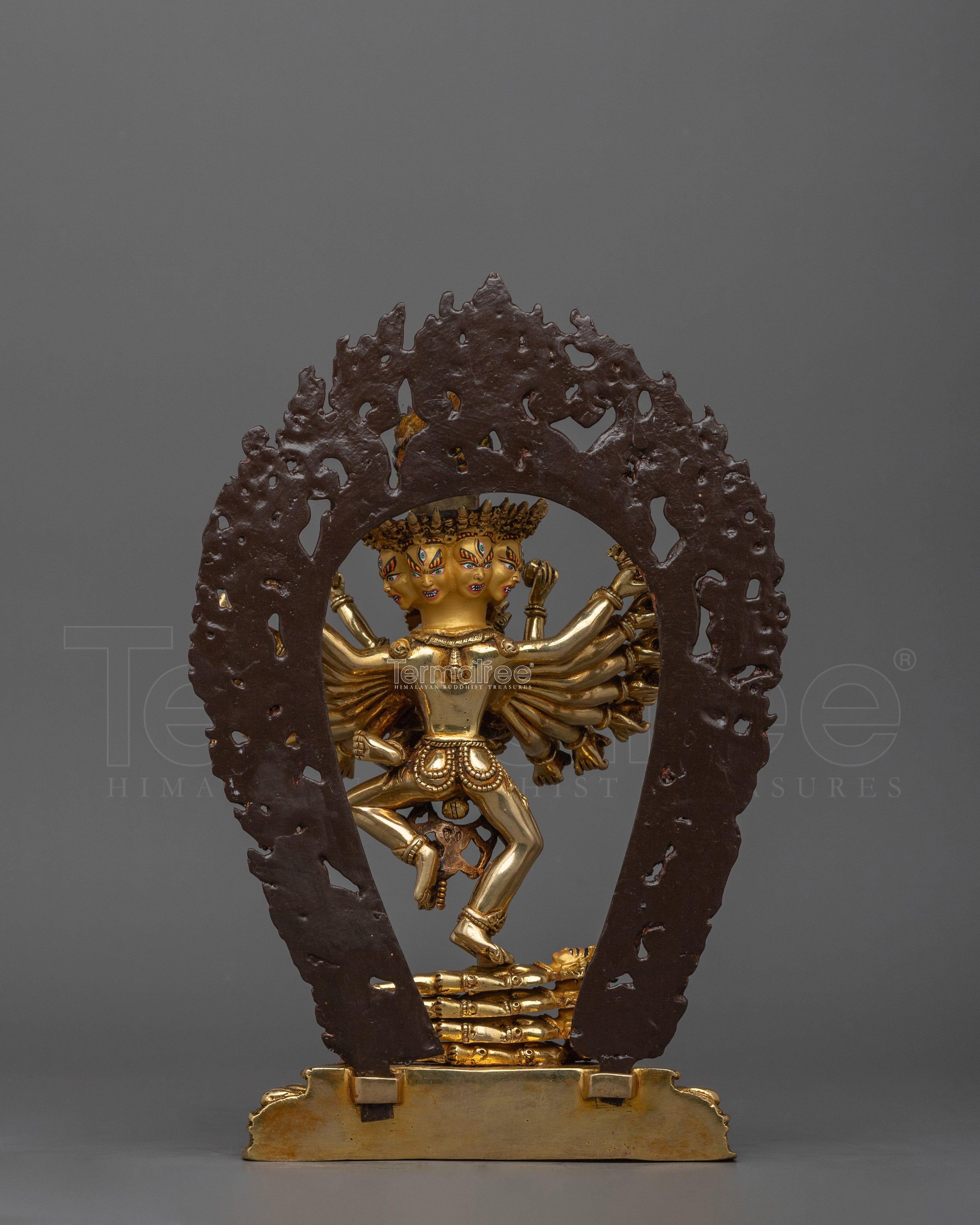 Handmade Statue of Hevajra | Tantric Deity Sculpture