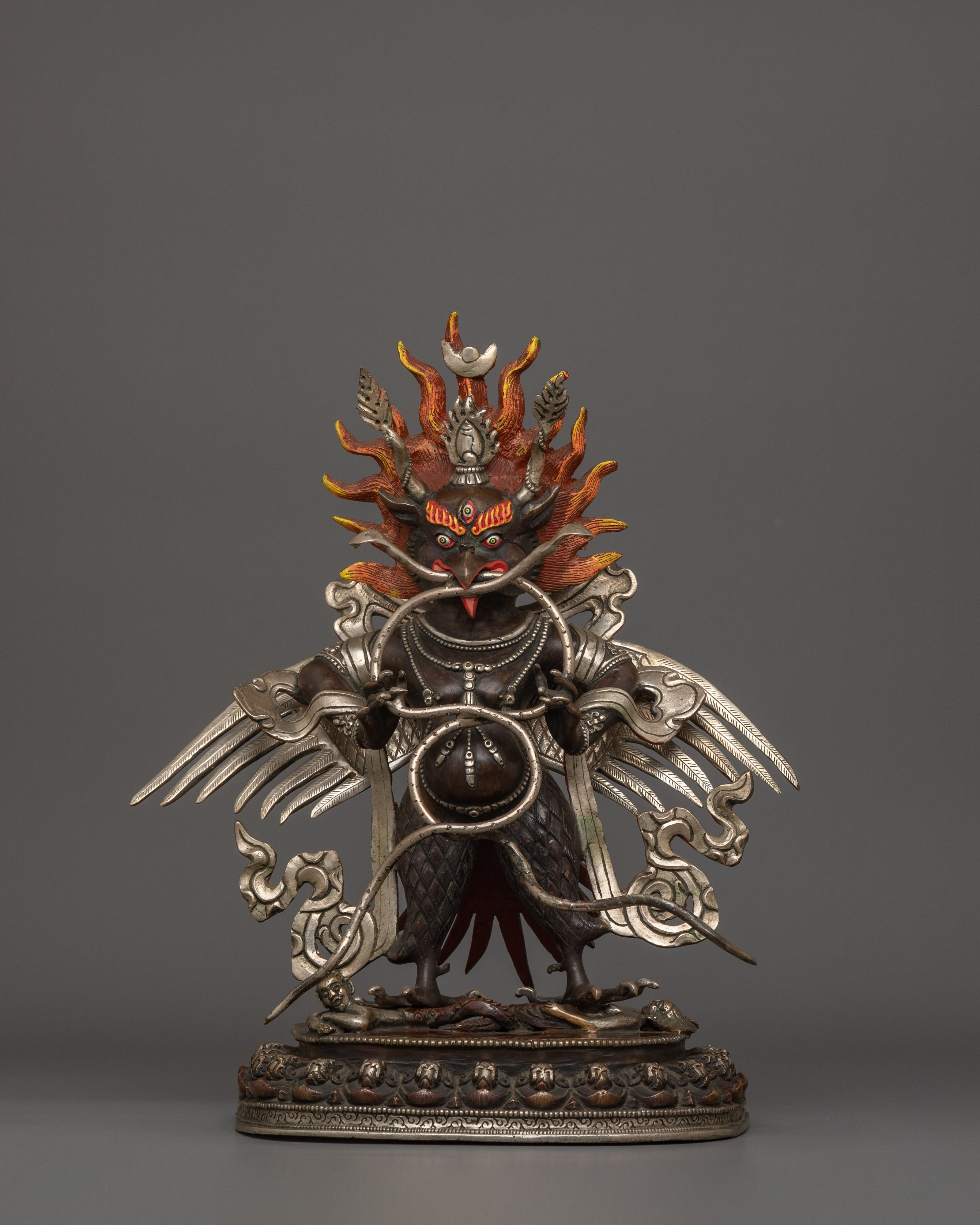 Handcrafted Figurine of Garuda | The Mythical Protector of Tibetan Lore