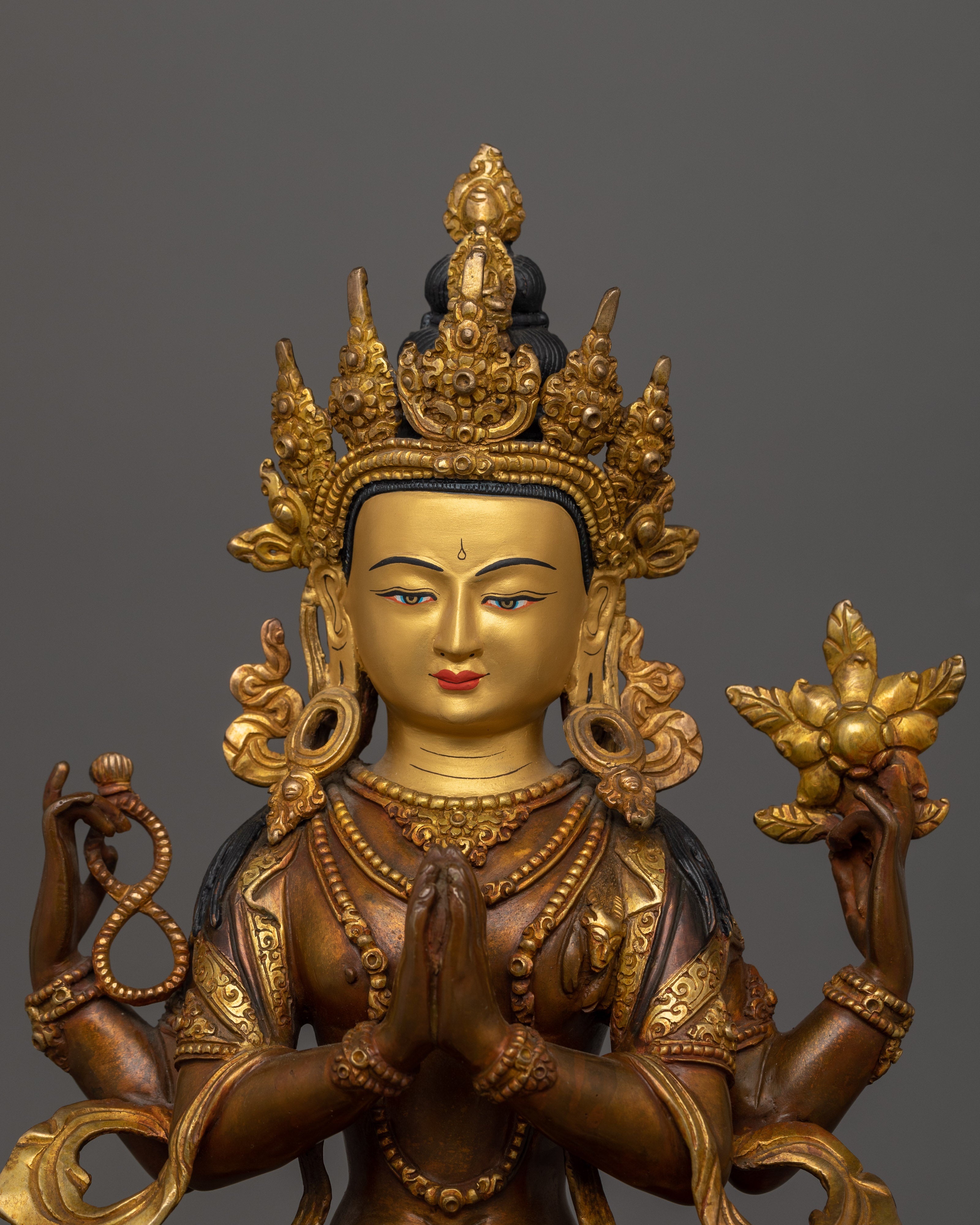 Traditional Statue of Chenrezig | Bodhisattva of Compassion