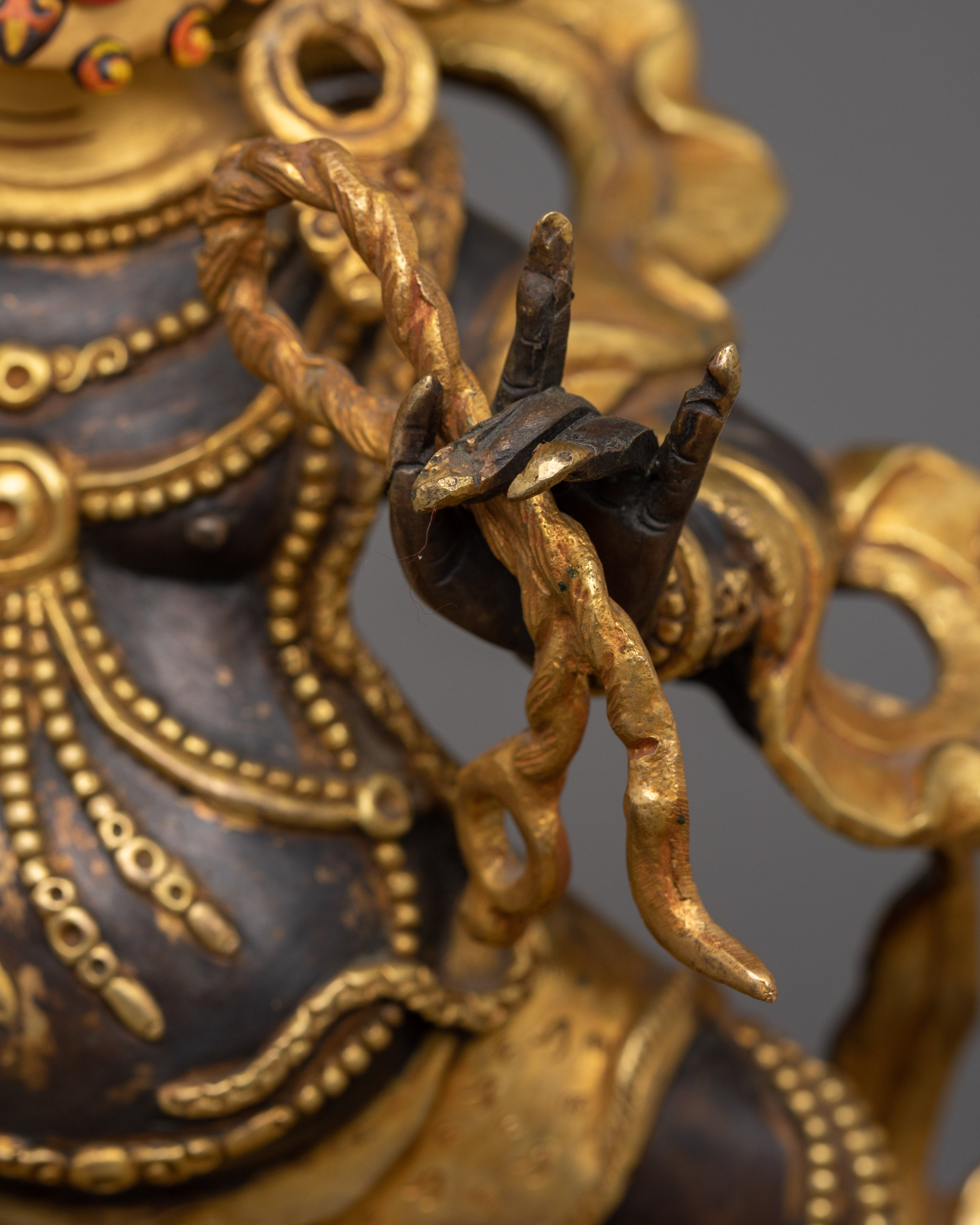 Traditional Statue of Vajrapani | The Thunderbolt Protector of Buddhism