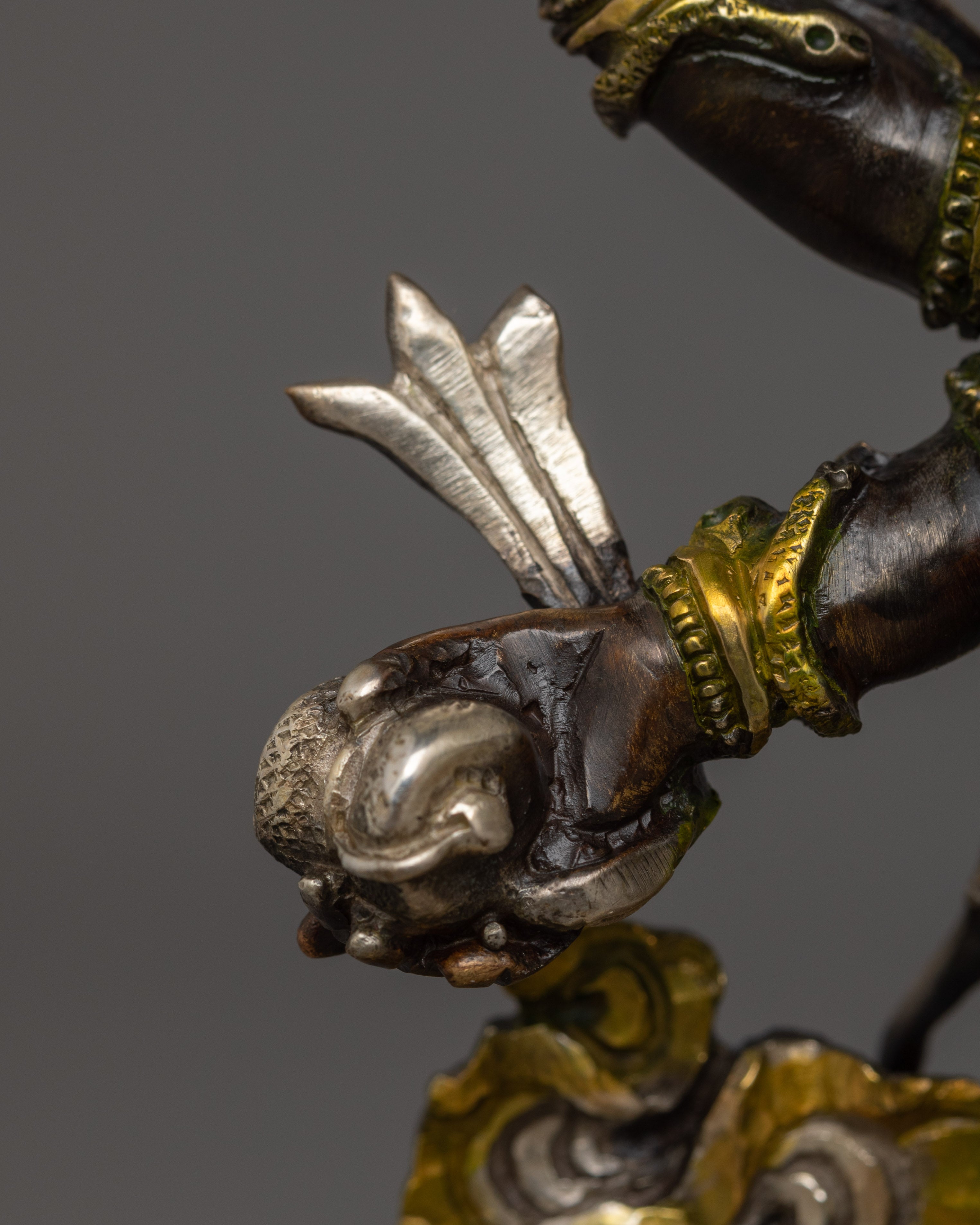 Handmade Statue of Six Armed Mahakala | The Six-Armed Protector