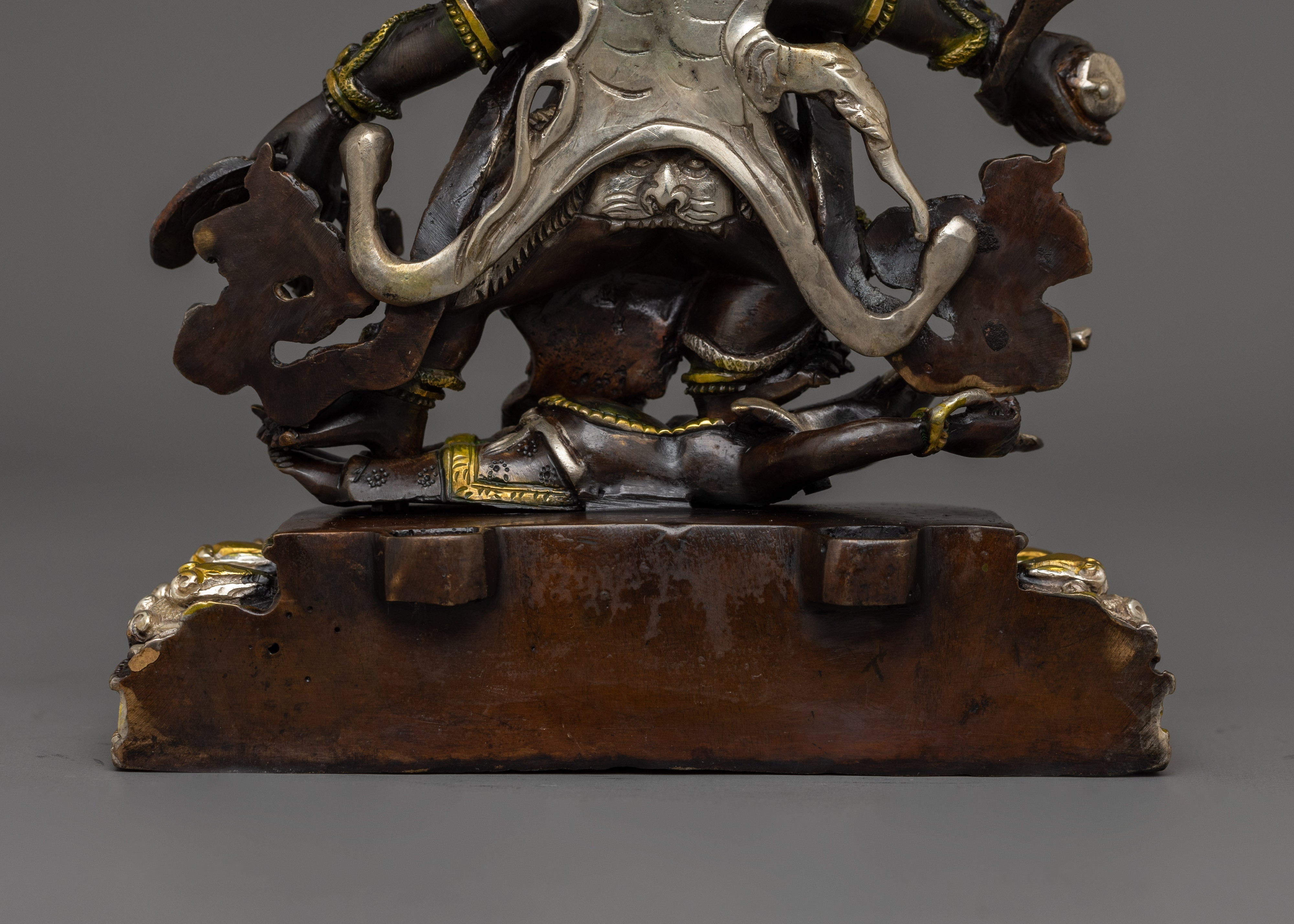 Handmade Statue of Six Armed Mahakala | The Six-Armed Protector