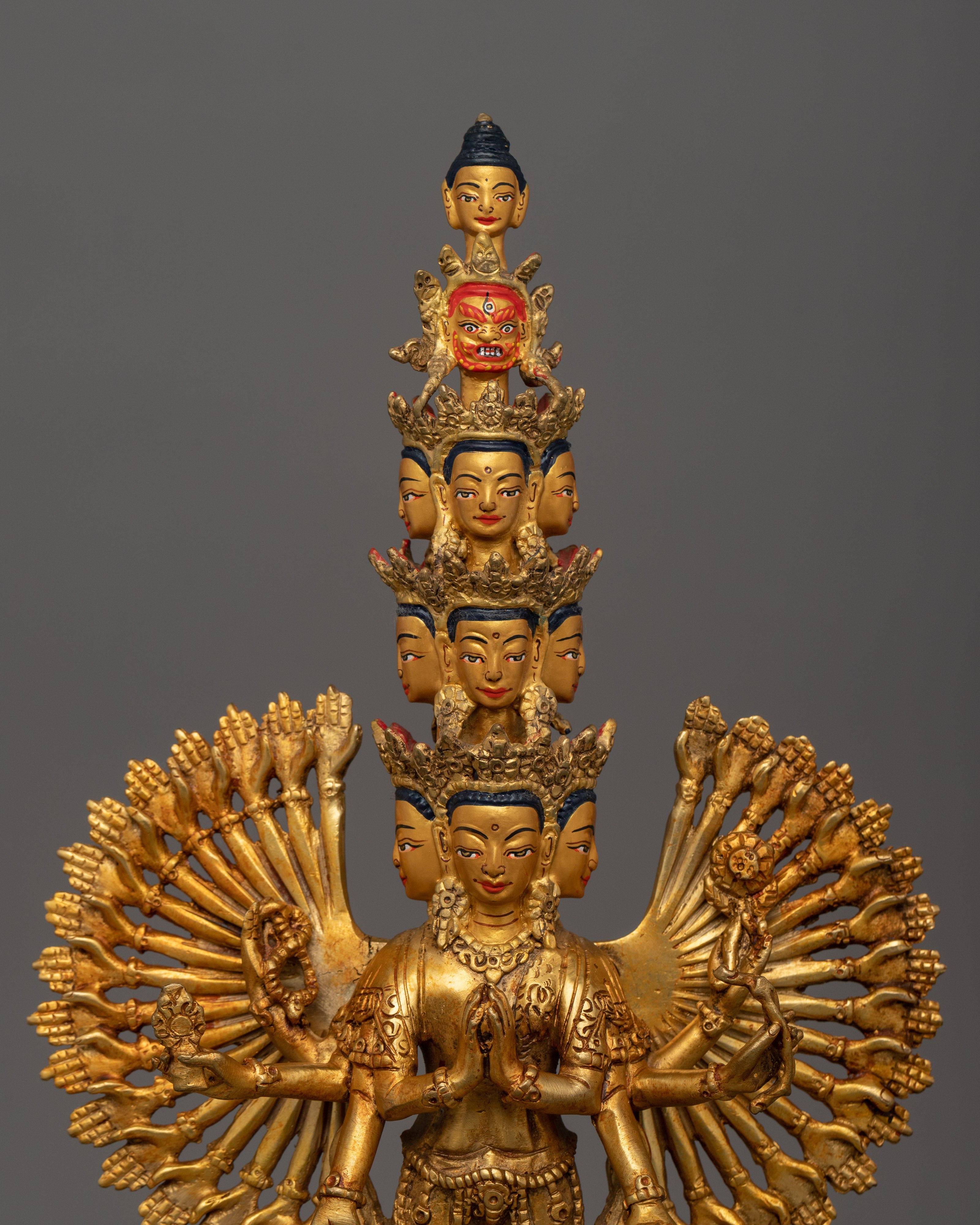 Himalayan Handmade 1000 Armed Chenrezig | Enlightenment Deity