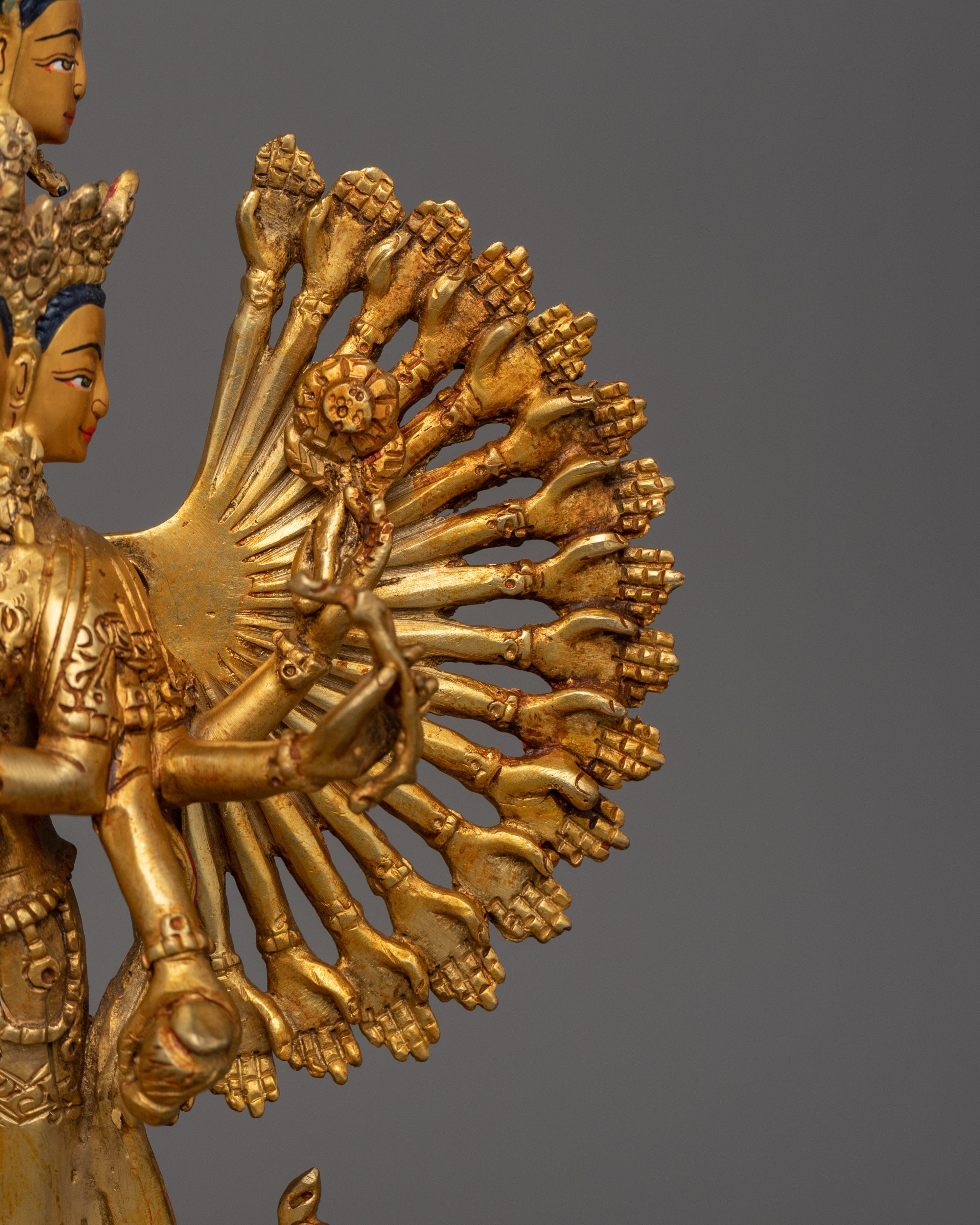 Himalayan Handmade 1000 Armed Chenrezig | Enlightenment Deity