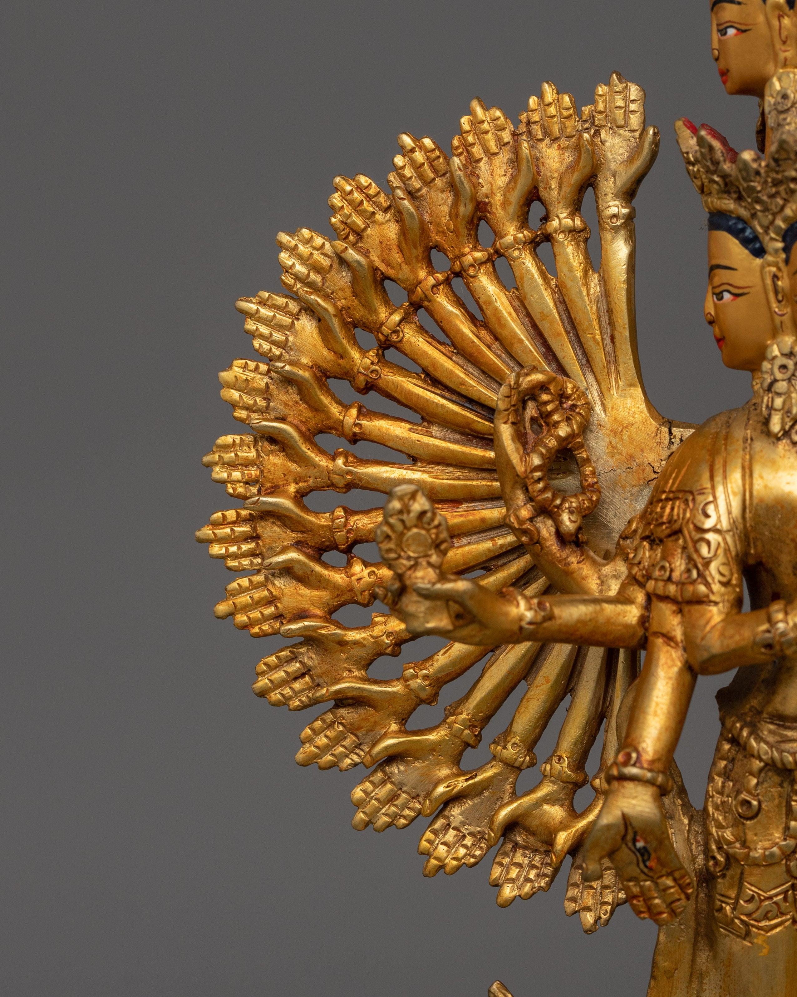 Himalayan Handmade 1000 Armed Chenrezig | Enlightenment Deity