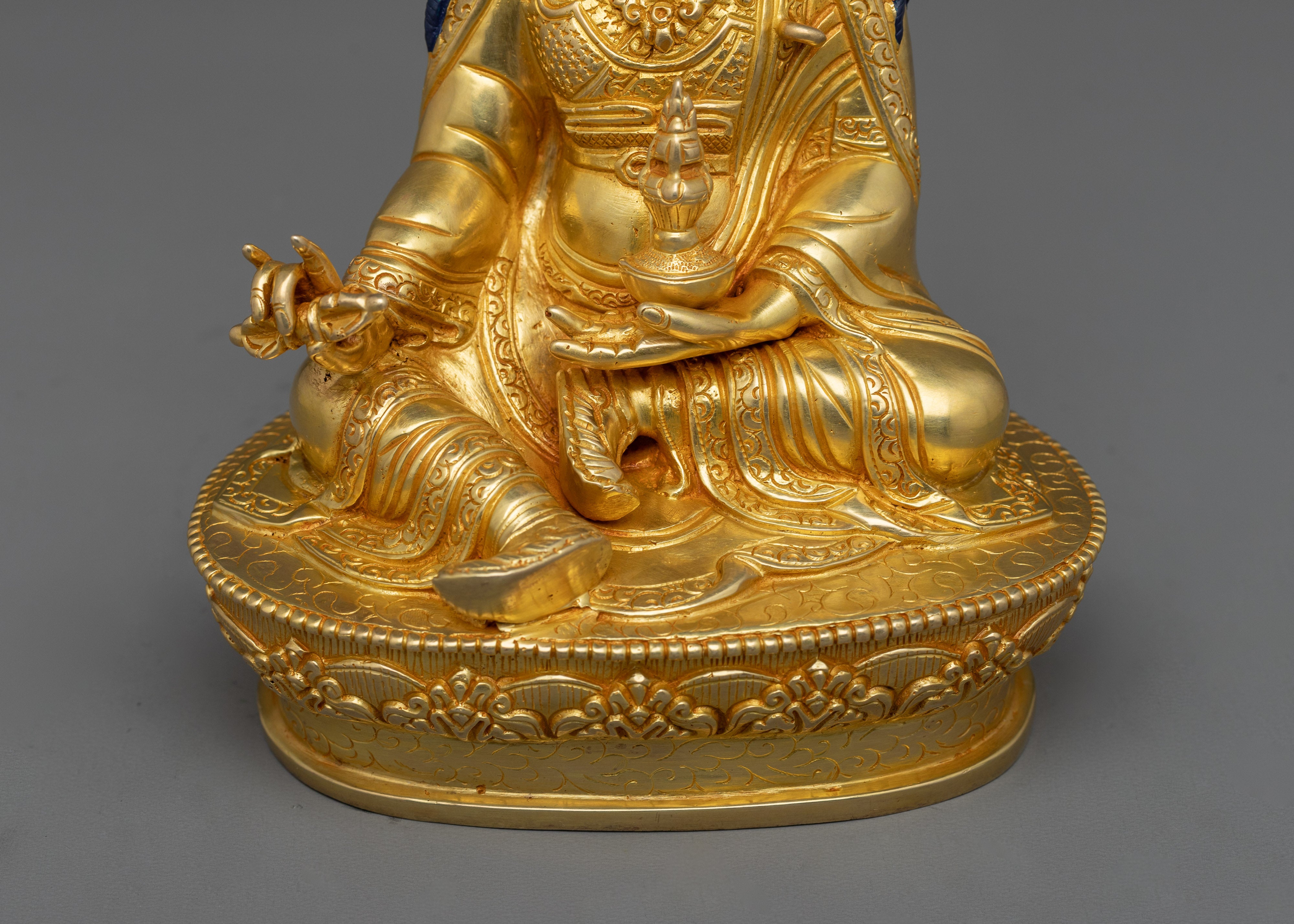 Handmade Statue of Guru Rinpoche | The Tantric Master