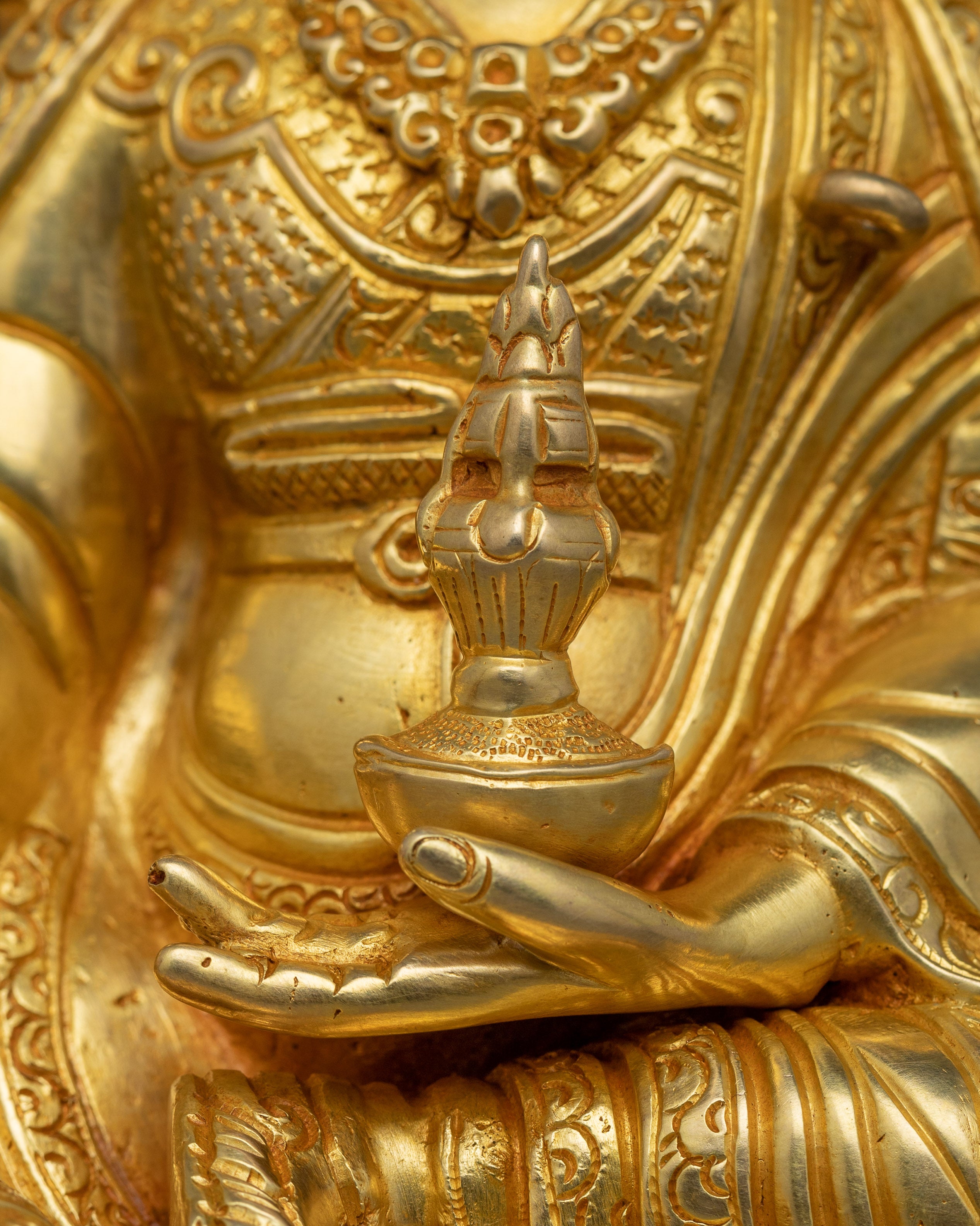 Handmade Statue of Guru Rinpoche | The Tantric Master