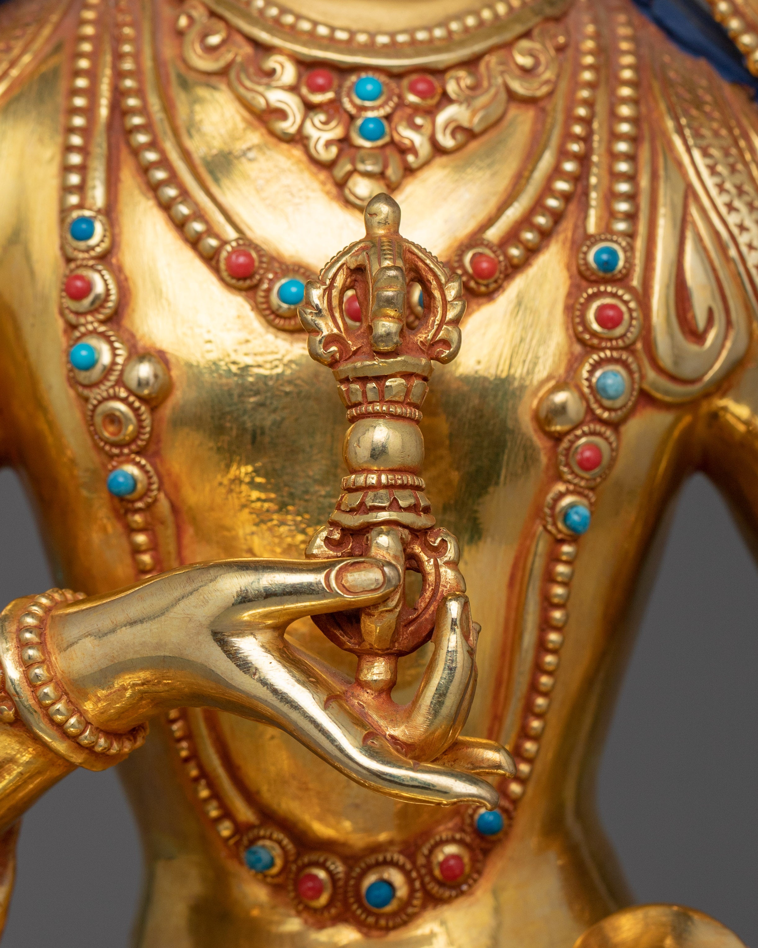 Traditional Sculpture of Vajrasattva | Embodying Wisdom, Purity, and Compassion