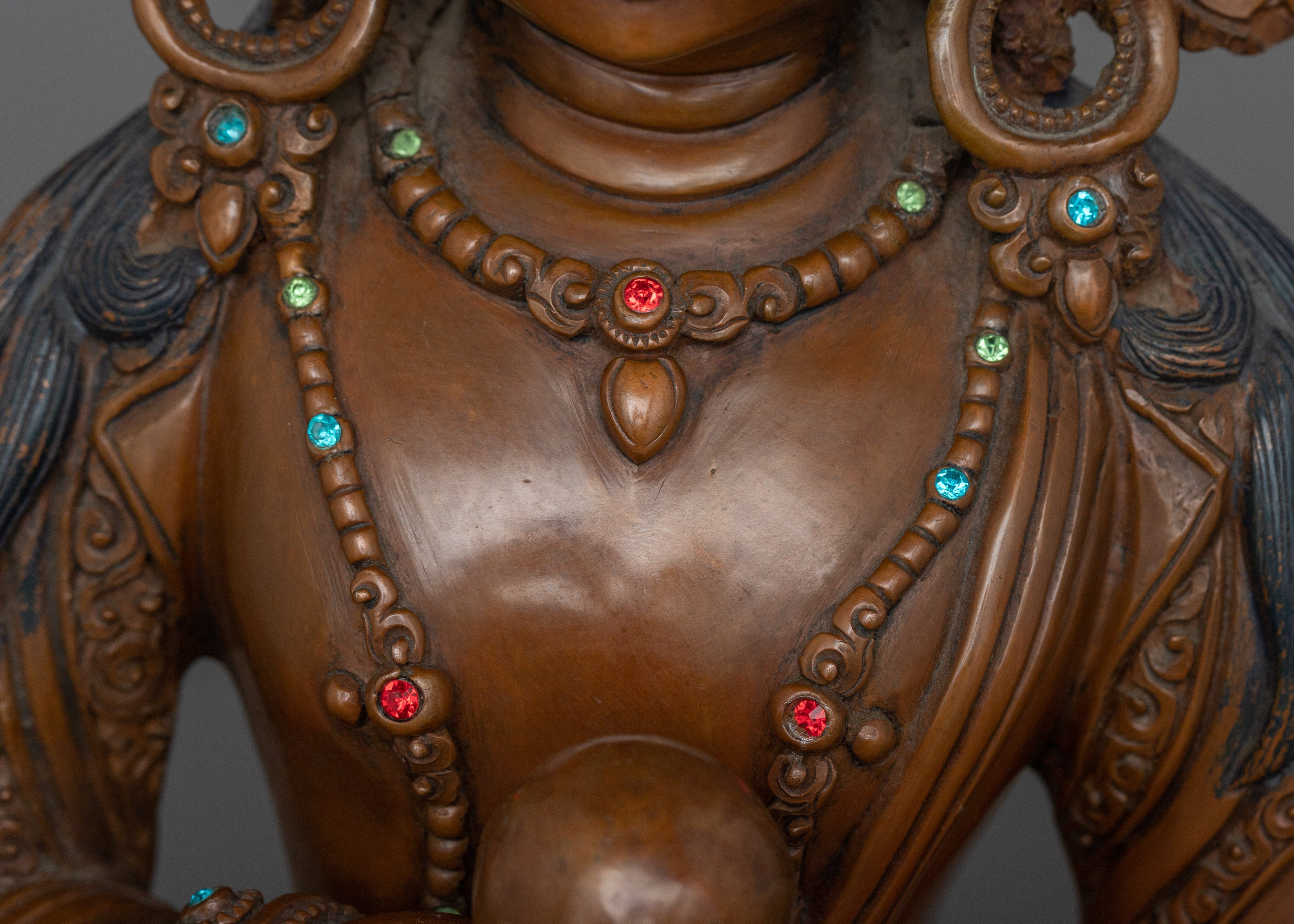 Himalayan Statue of Kshitigarbha | The Bodhisattva of Compassion