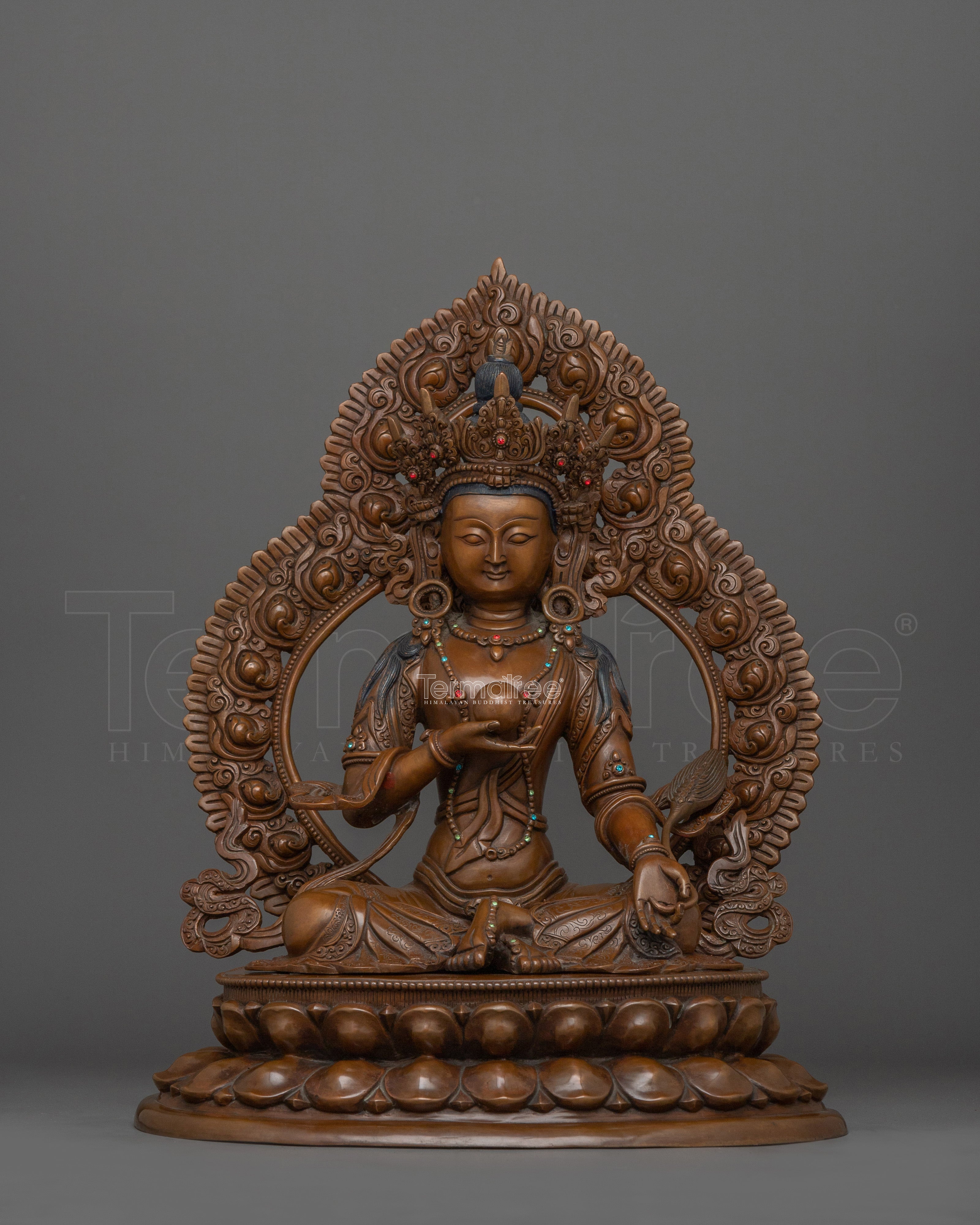 Himalayan Statue of Kshitigarbha | The Bodhisattva of Compassion