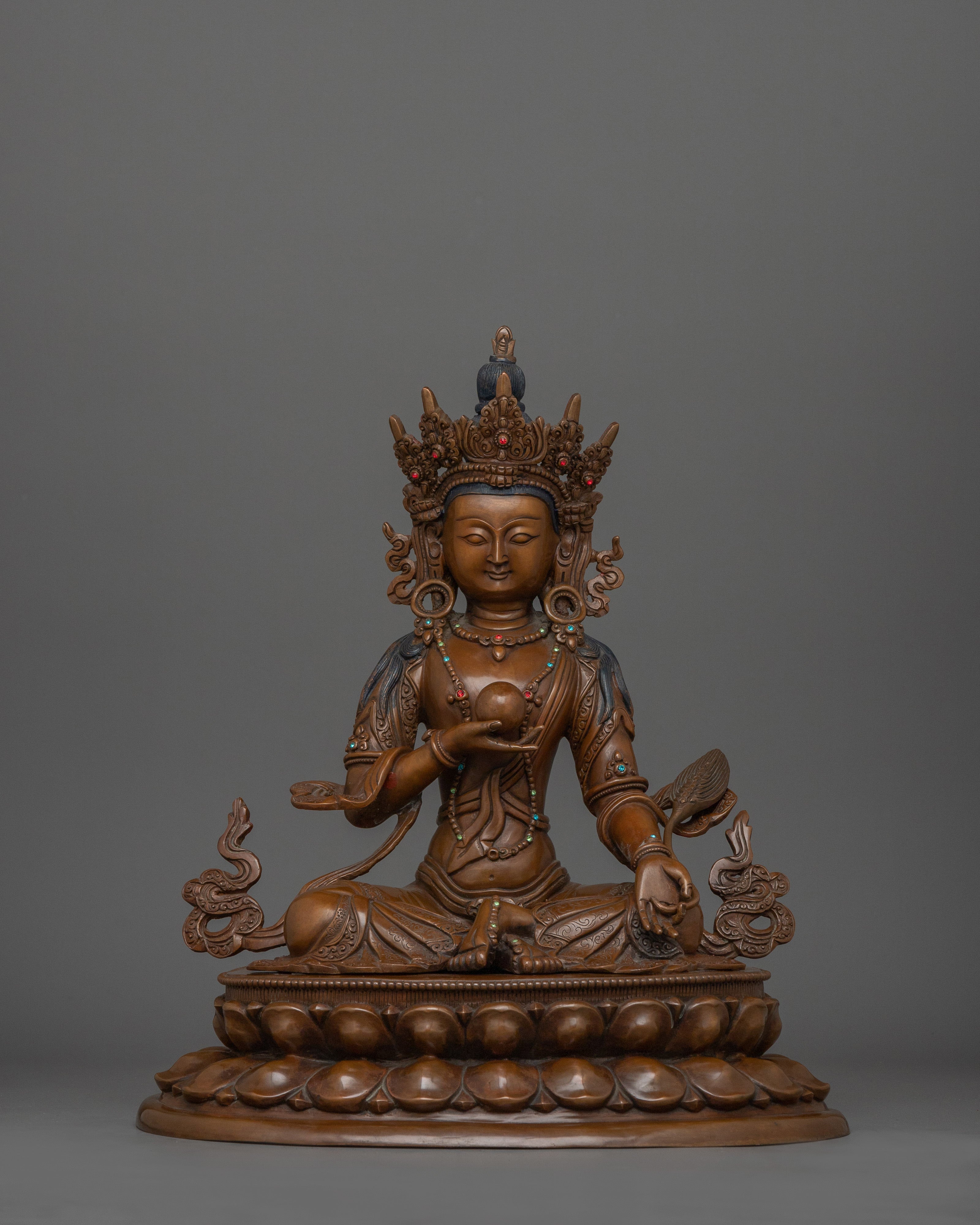 Himalayan Statue of Kshitigarbha | The Bodhisattva of Compassion