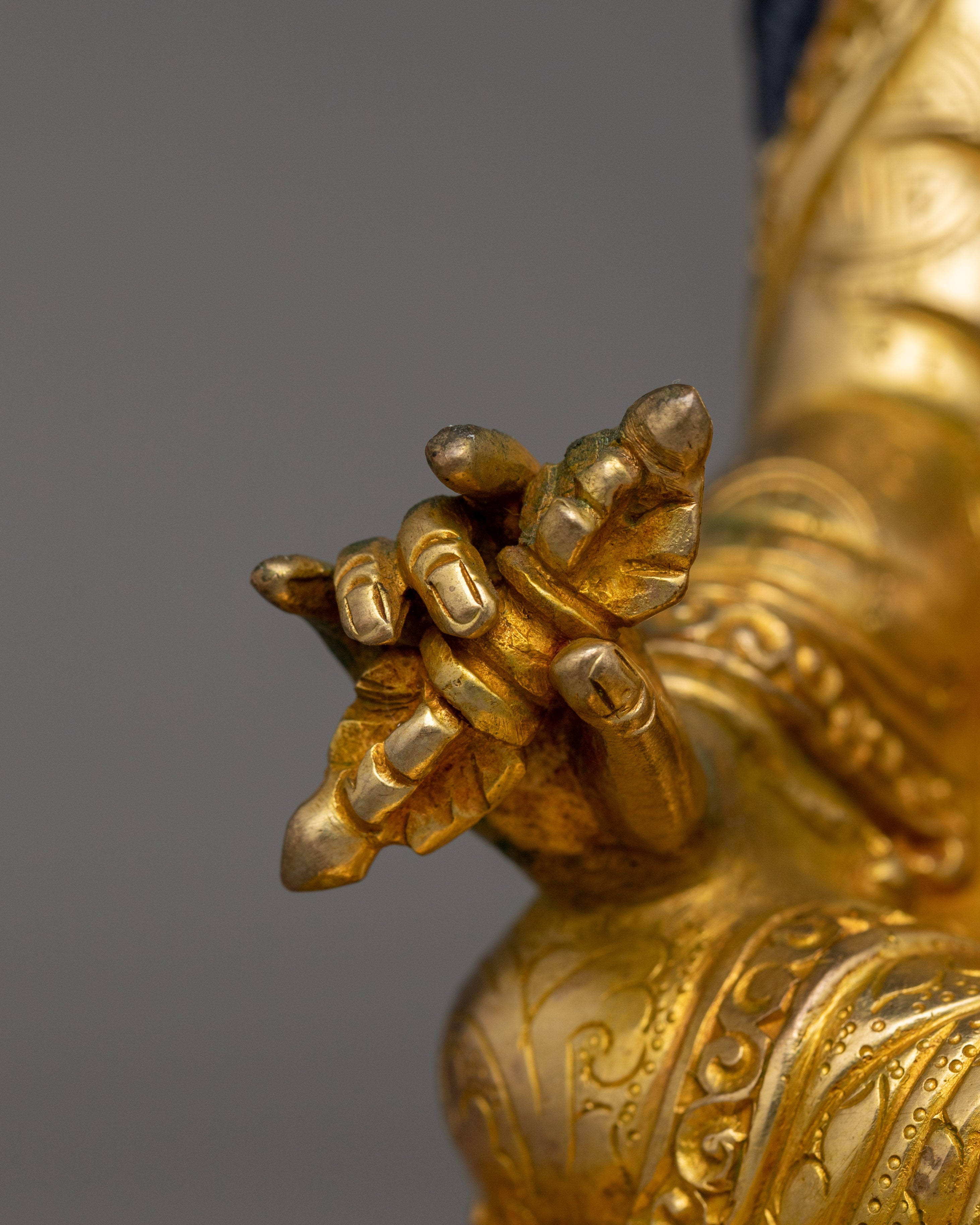 Traditional Handcrafted Statue of Guru Rinpoche | Lotus Born Master