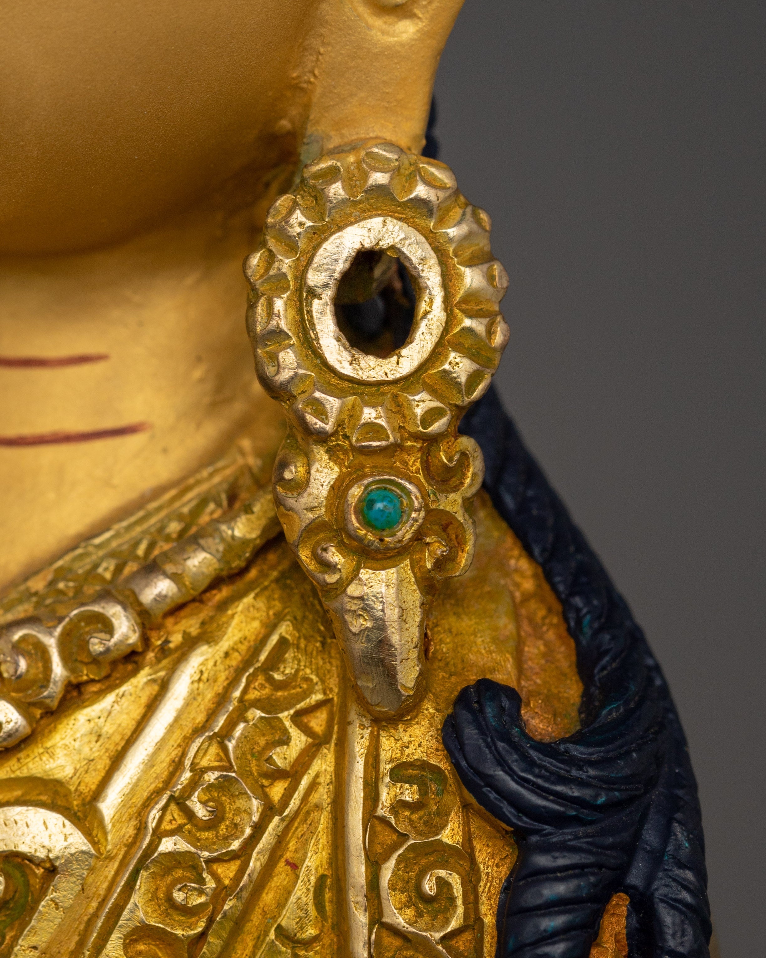 Traditional Handcrafted Statue of Guru Rinpoche | Lotus Born Master