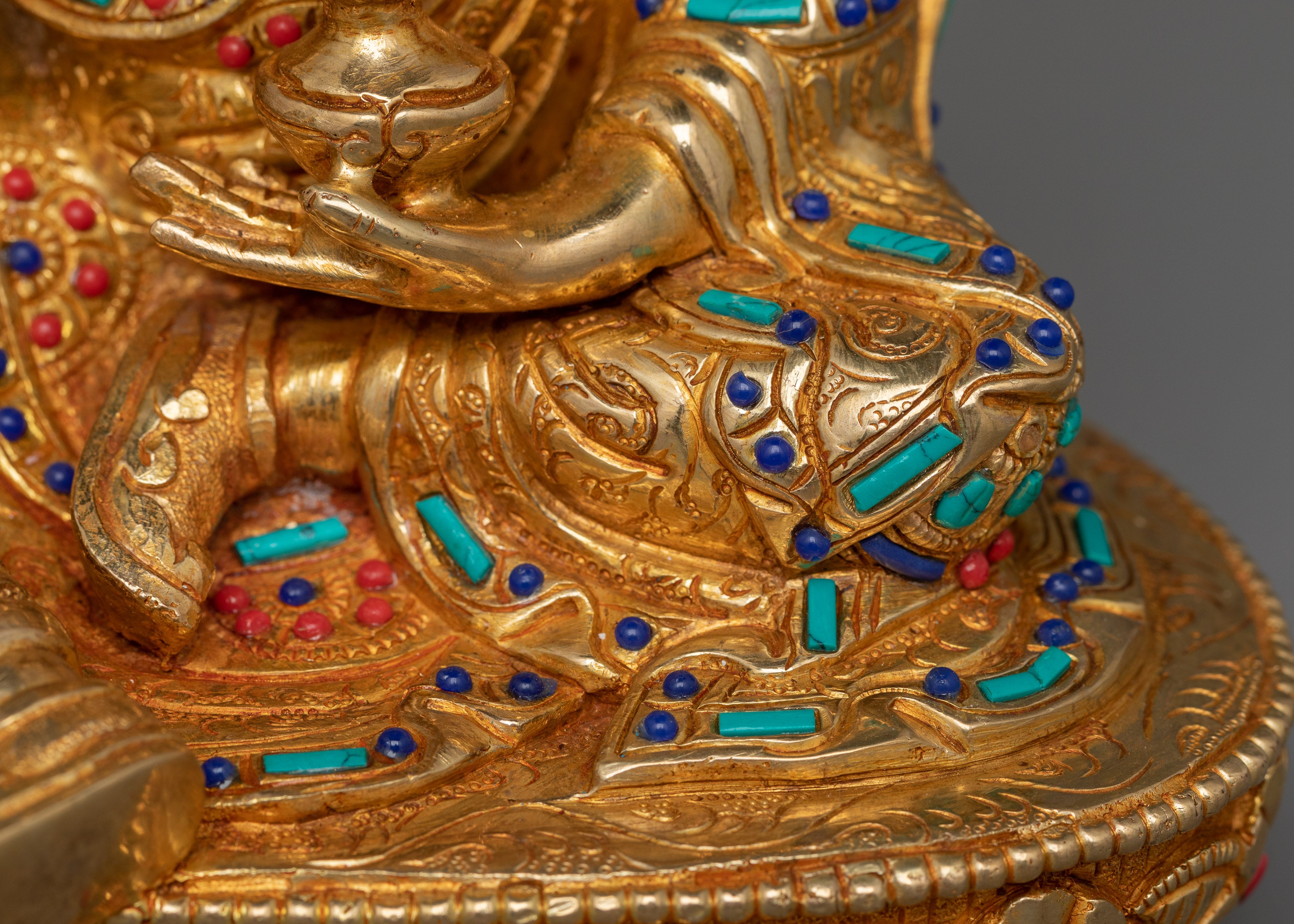 Himalayan Handmade Statue Of Guru Rinpoche | Born from the Lotus