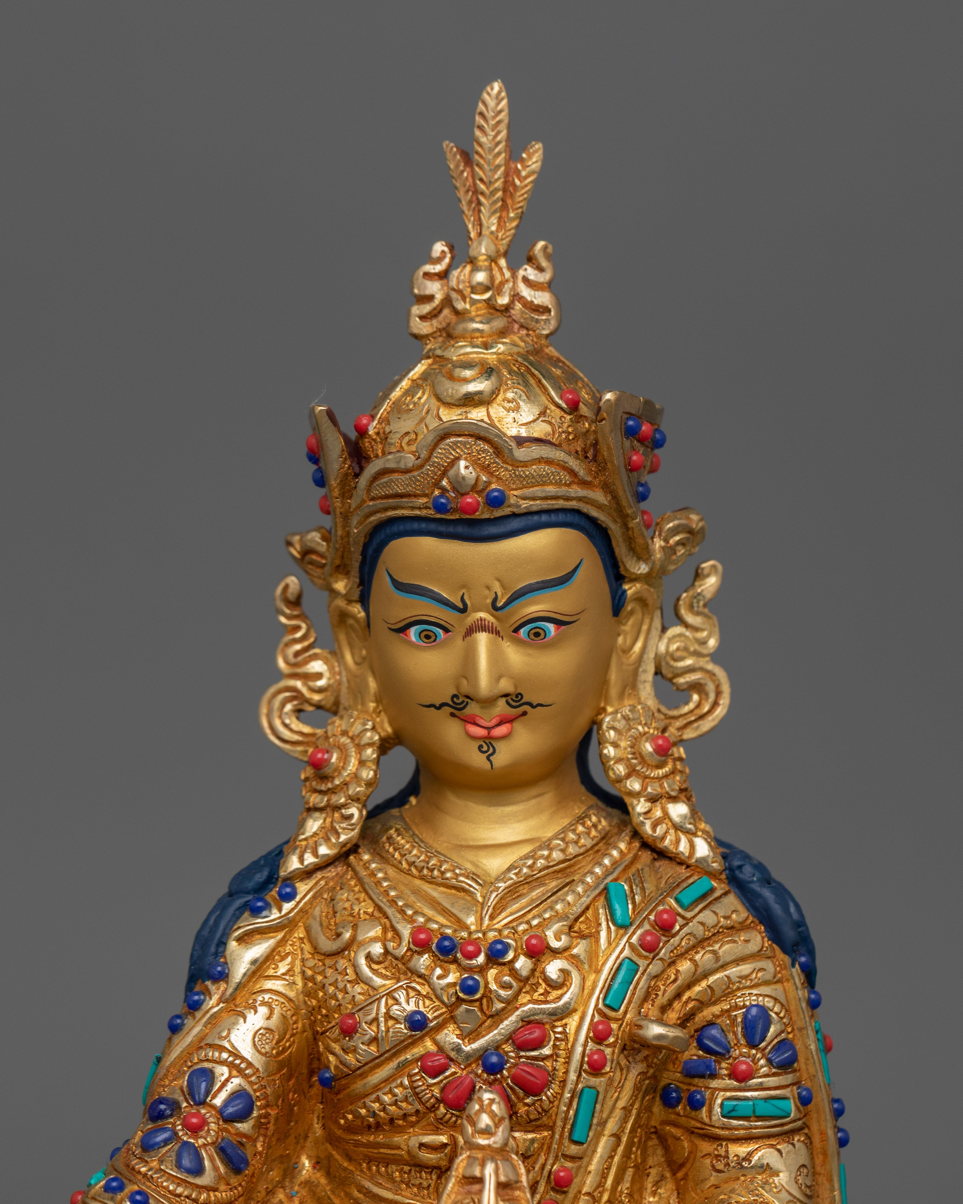 Himalayan Handmade Statue Of Guru Rinpoche | Born from the Lotus