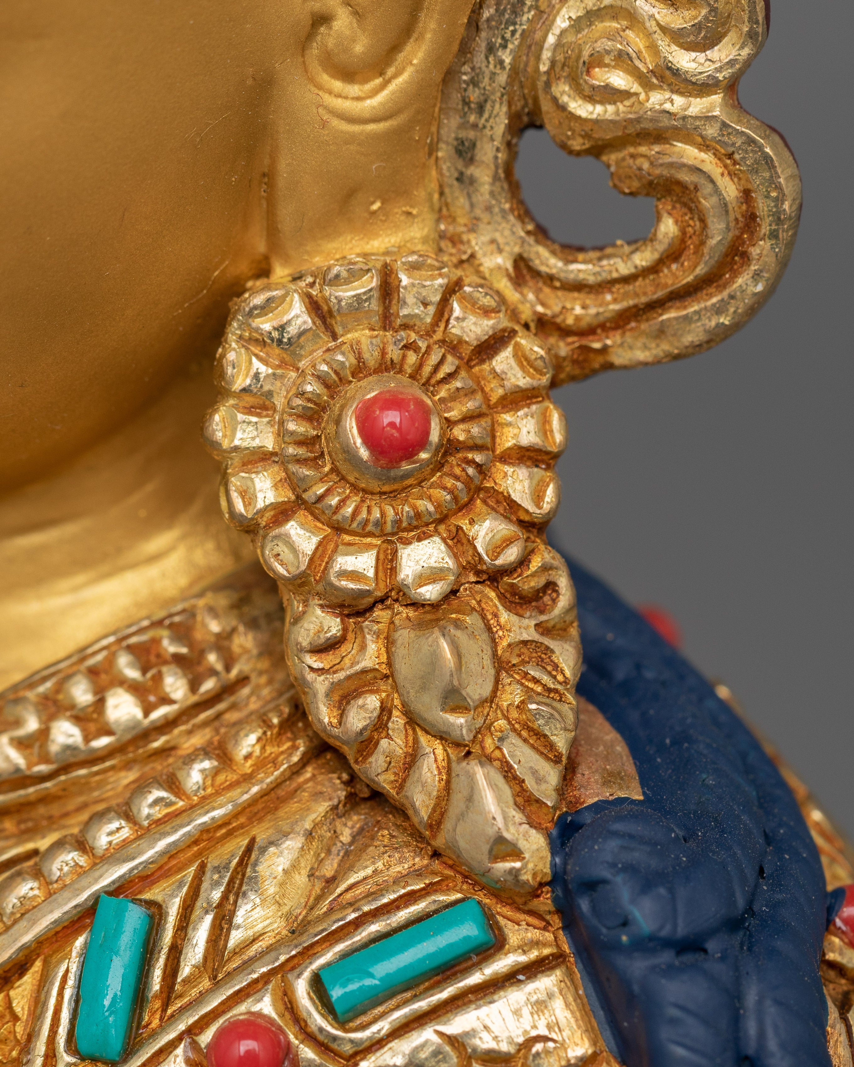 Himalayan Handmade Statue Of Guru Rinpoche | Born from the Lotus